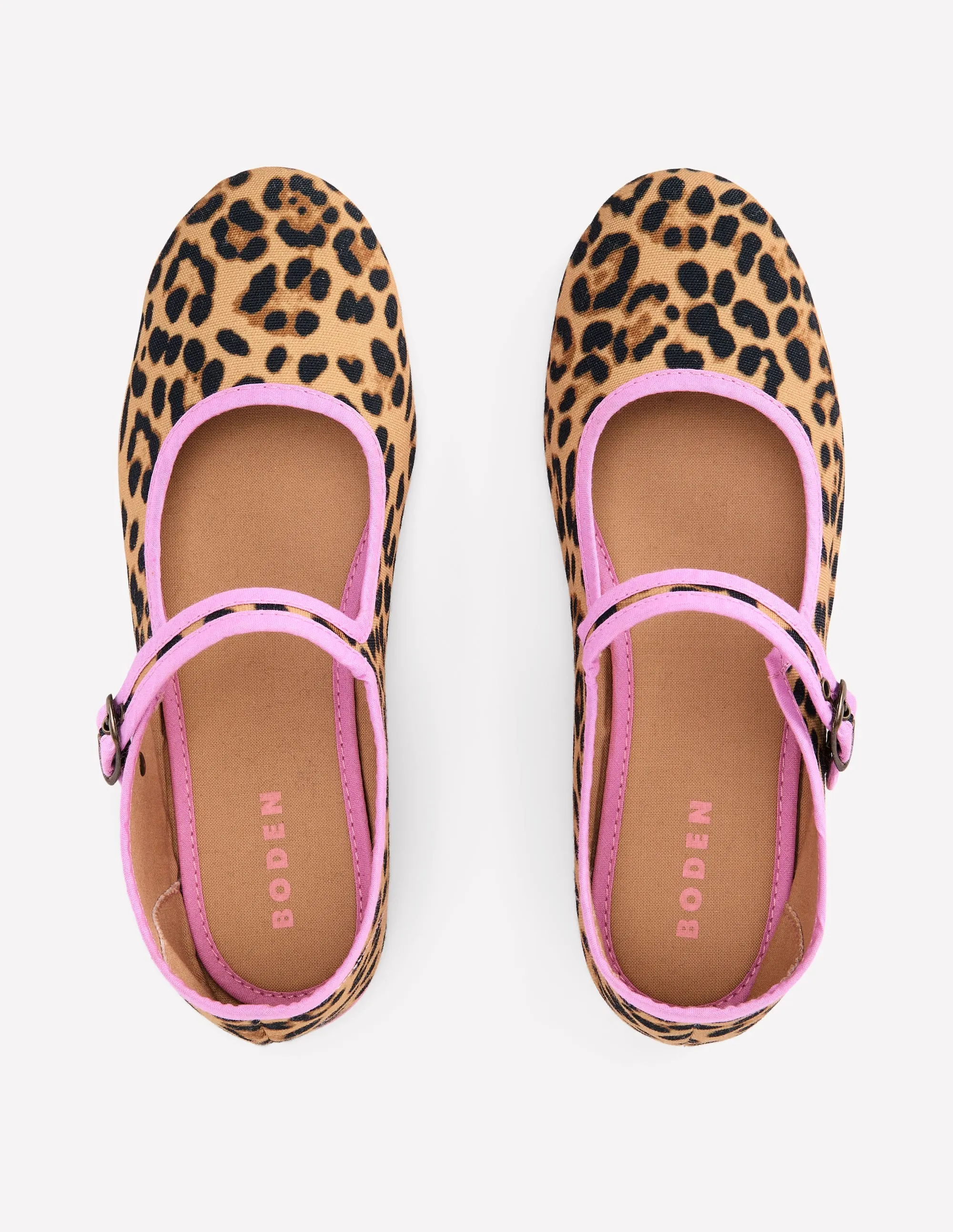 Flexi Mary Jane-Leopard convenient slip