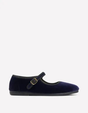 Flexi Mary Jane-Navy/White Stripe unique style