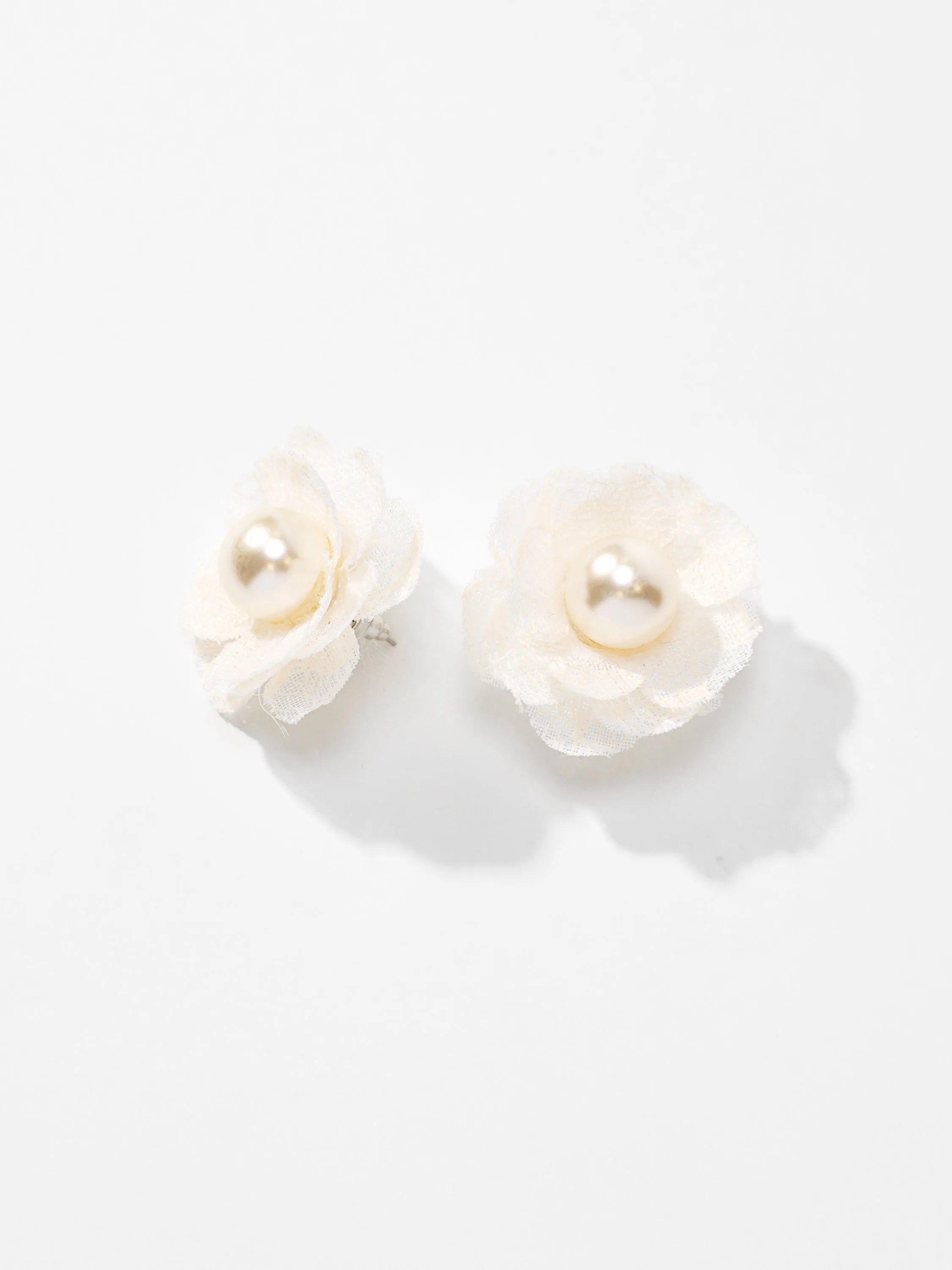 Flower Earring With Pearl warm summer