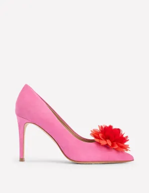 Flower Point Heels-Hot Pink spring autumn