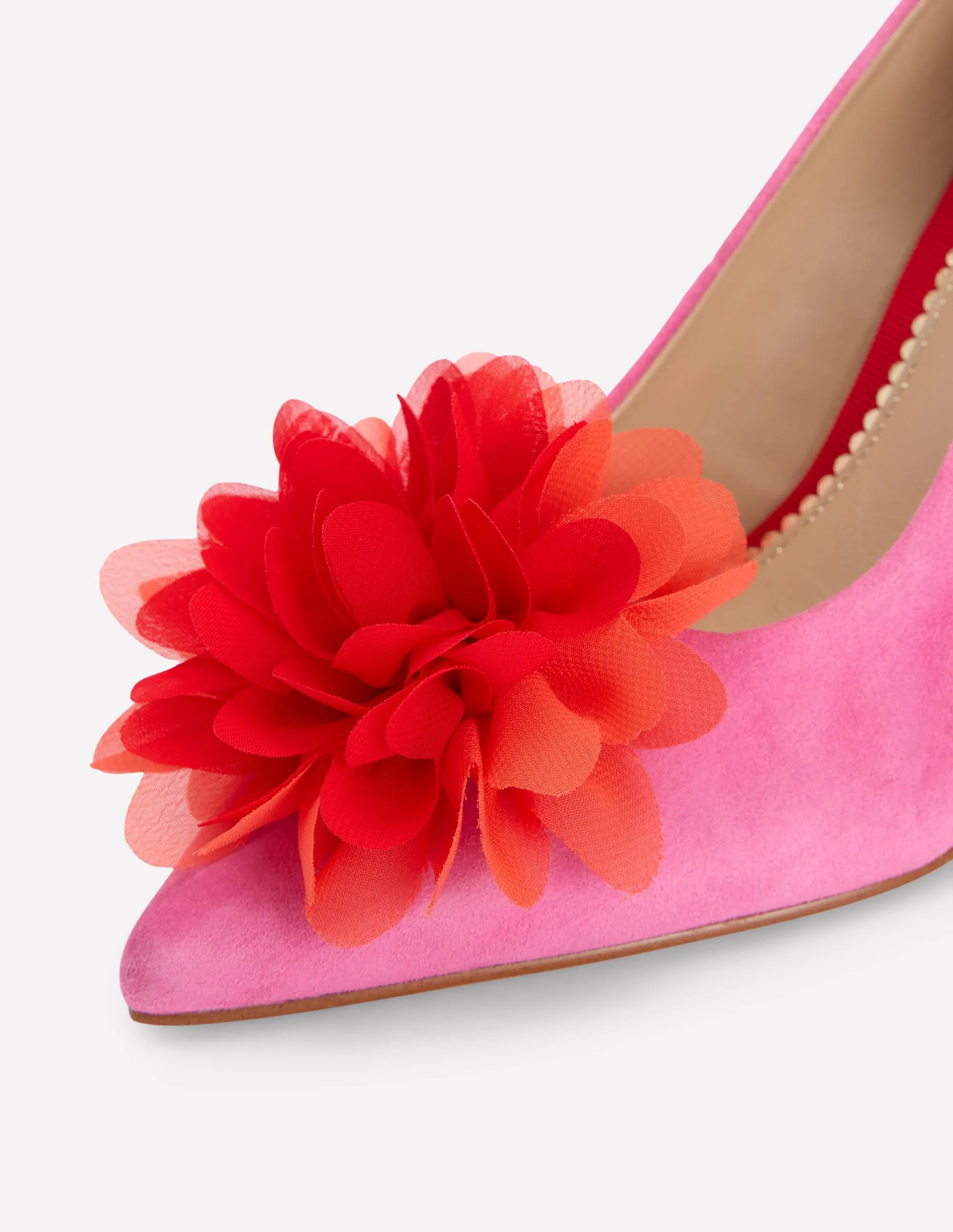 Flower Point Heels-Hot Pink eco friendly