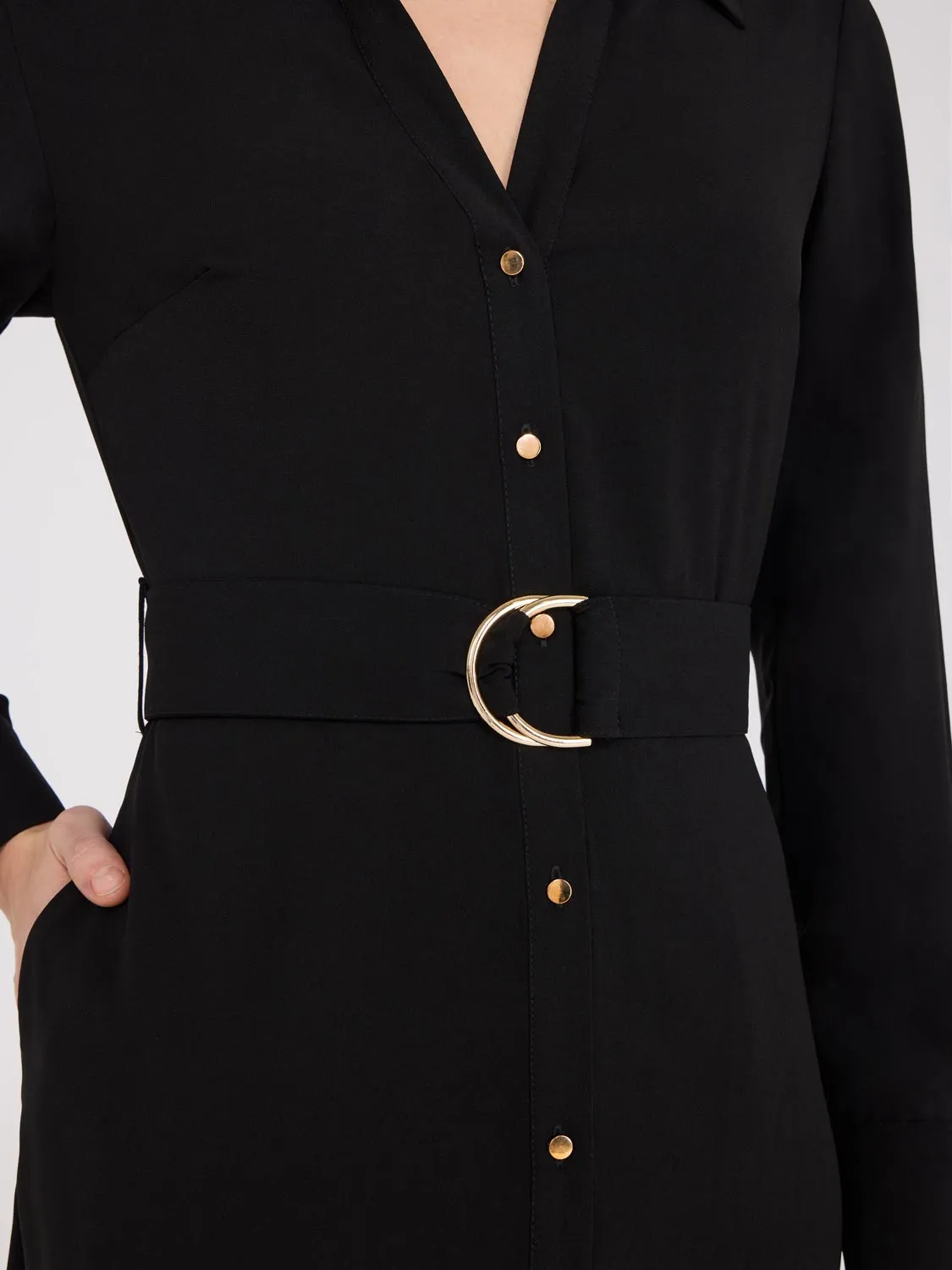 Flowy Shirt Dress comfortable wear