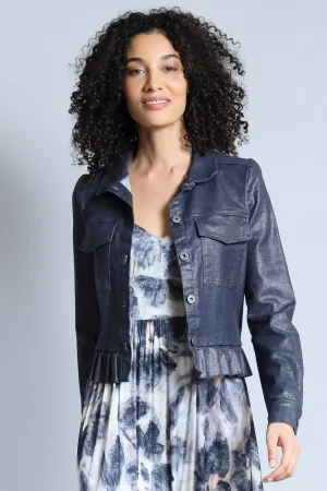 Foil Denim Jacket lightweight shield