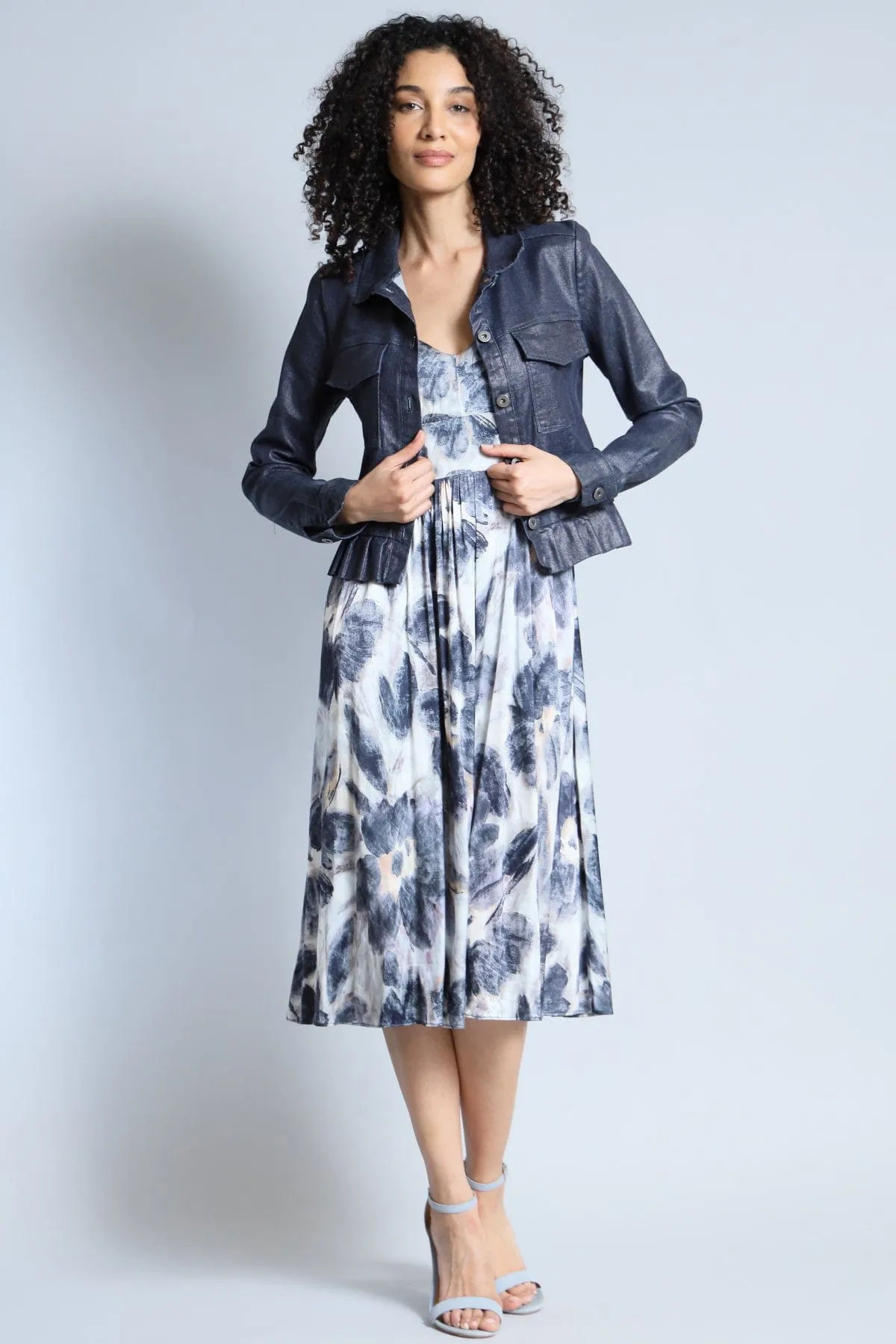 Foil Denim Jacket nature fit wear