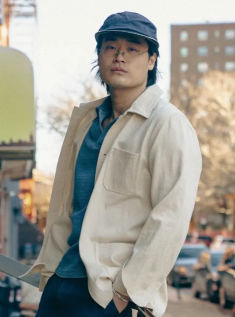French Workmans Jacket in Carpenter's Cloth throw-on staple