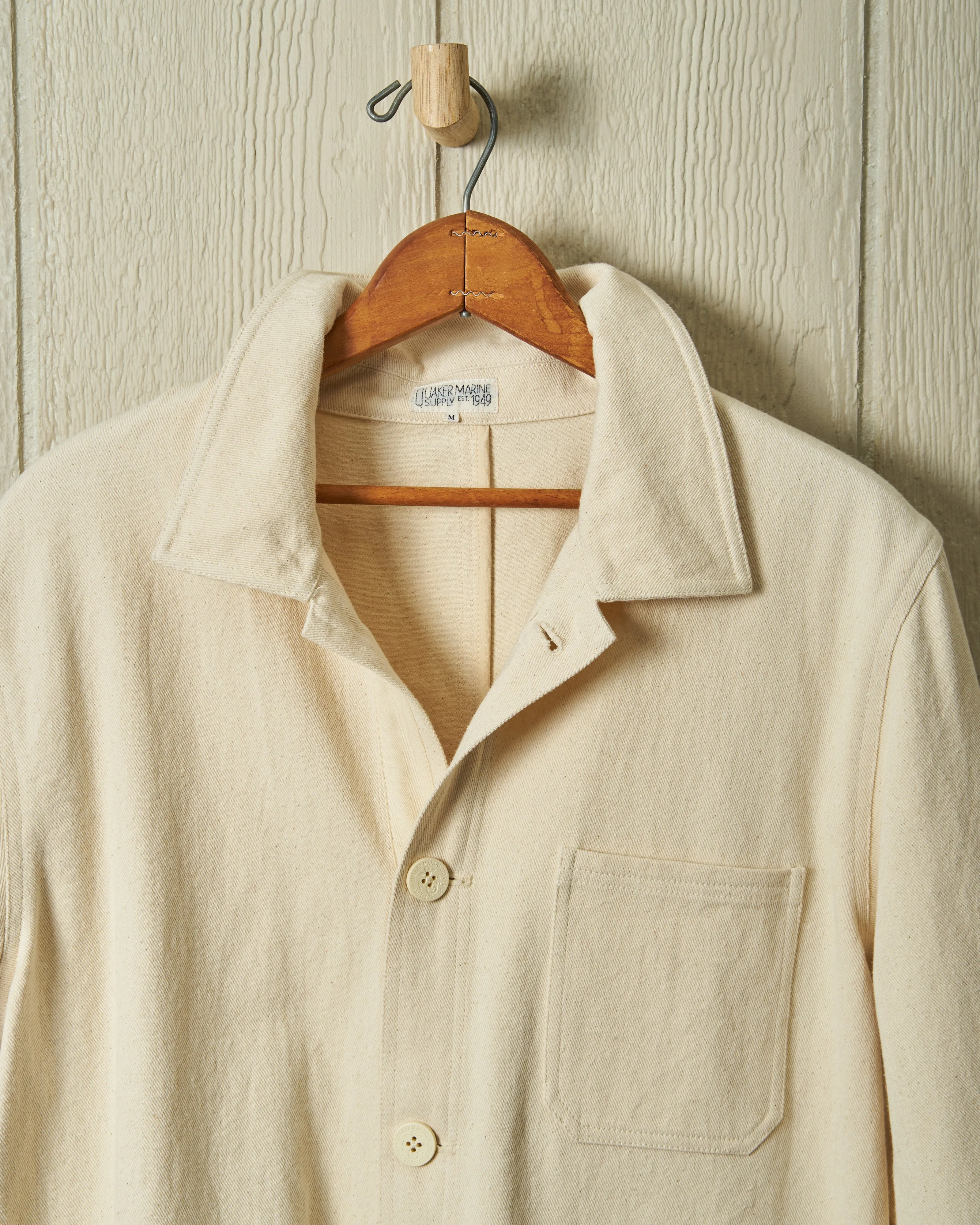 French Workmans Jacket in Carpenter's Cloth breezy style touch