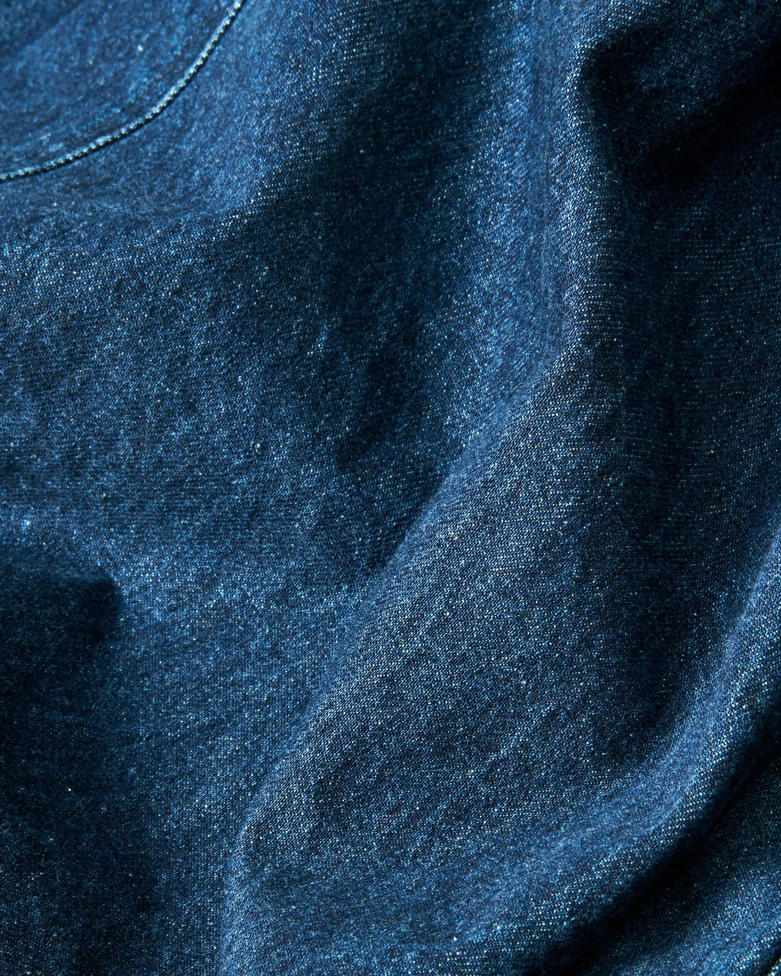French Workmans Jacket in Mid Wash Denim rugged trail coat
