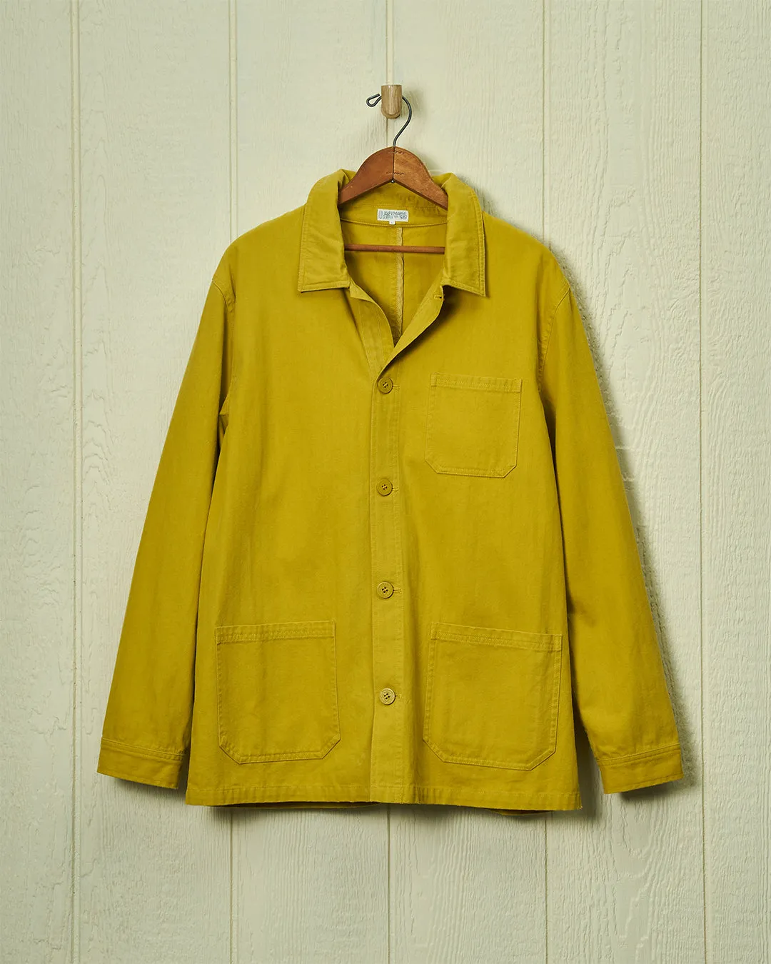 French Workmans Jacket in Squash Herringbone brisk air outfit