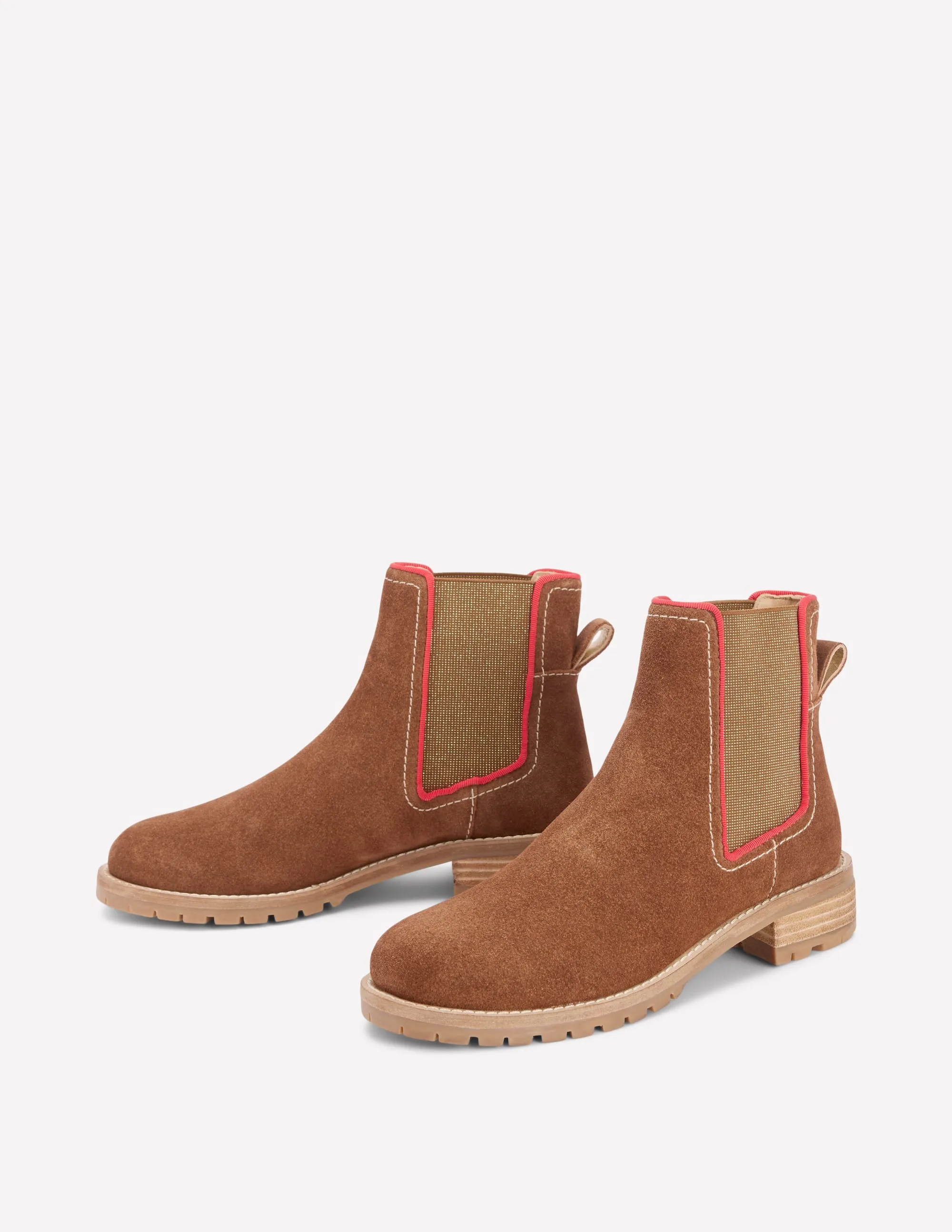 Freya Chelsea Boots-Tan casual versatile