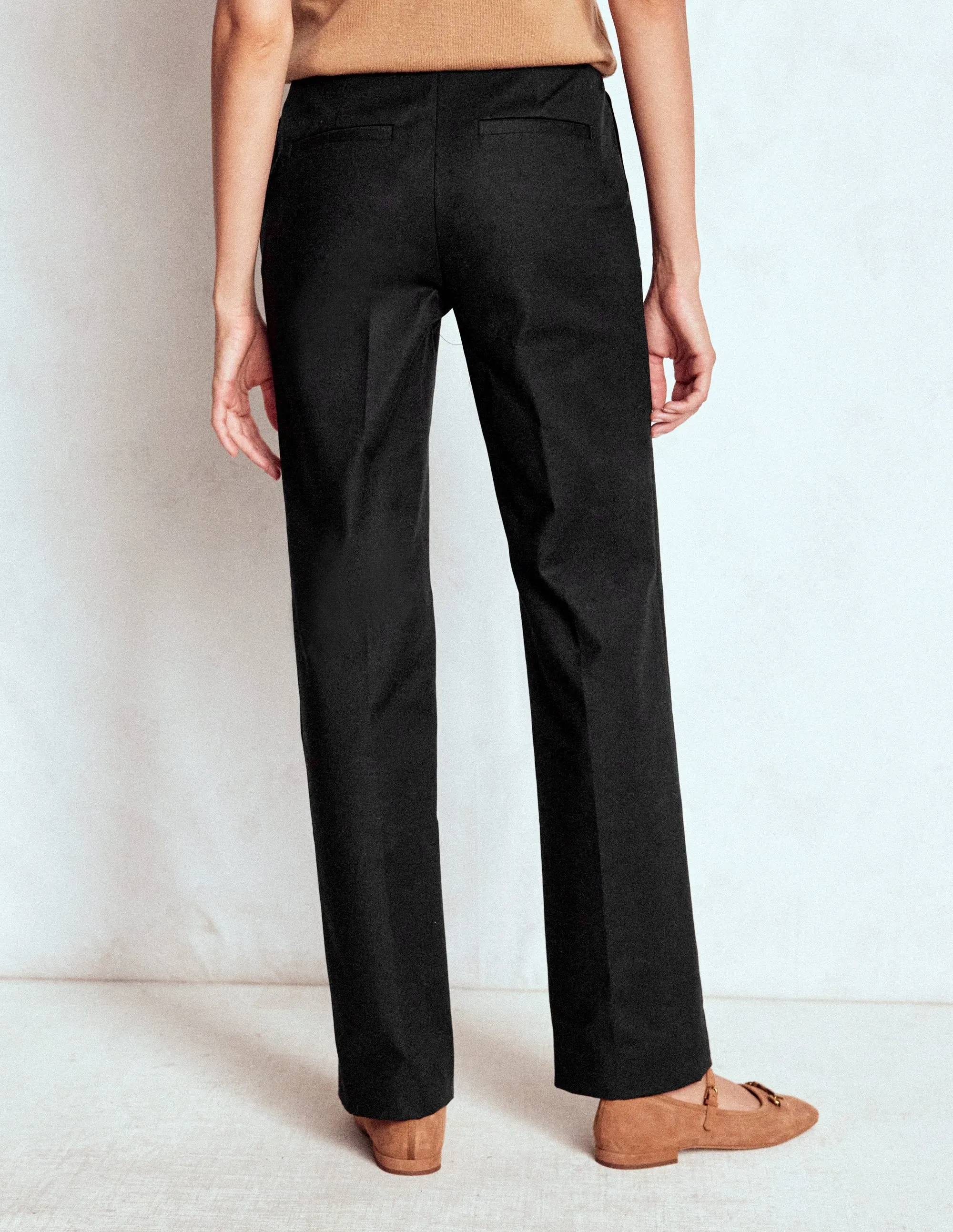 Full Length Canonbury Trousers-Black comfort zone