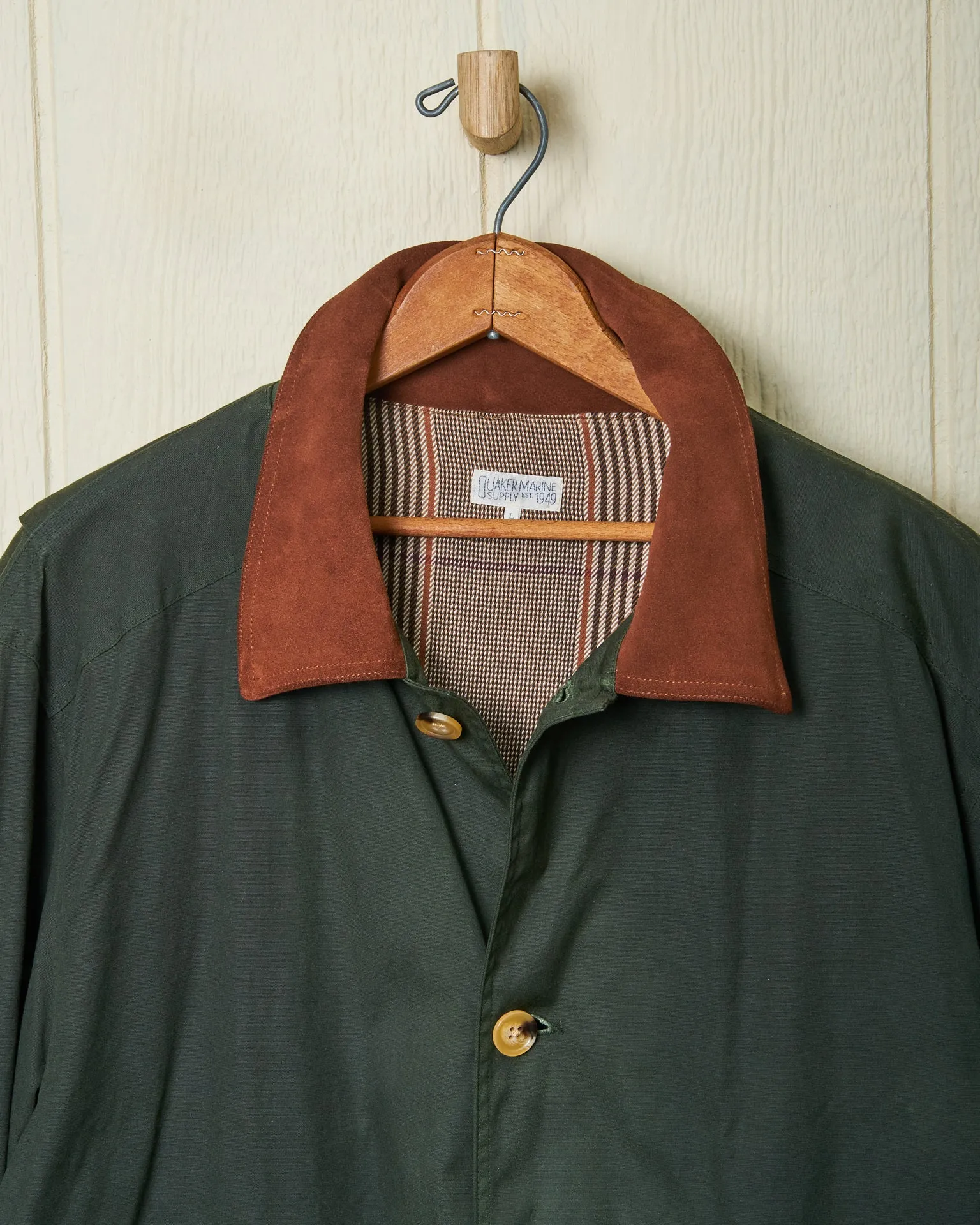 Gamekeeper Jacket in Olive Waxed Canvas workday warmer