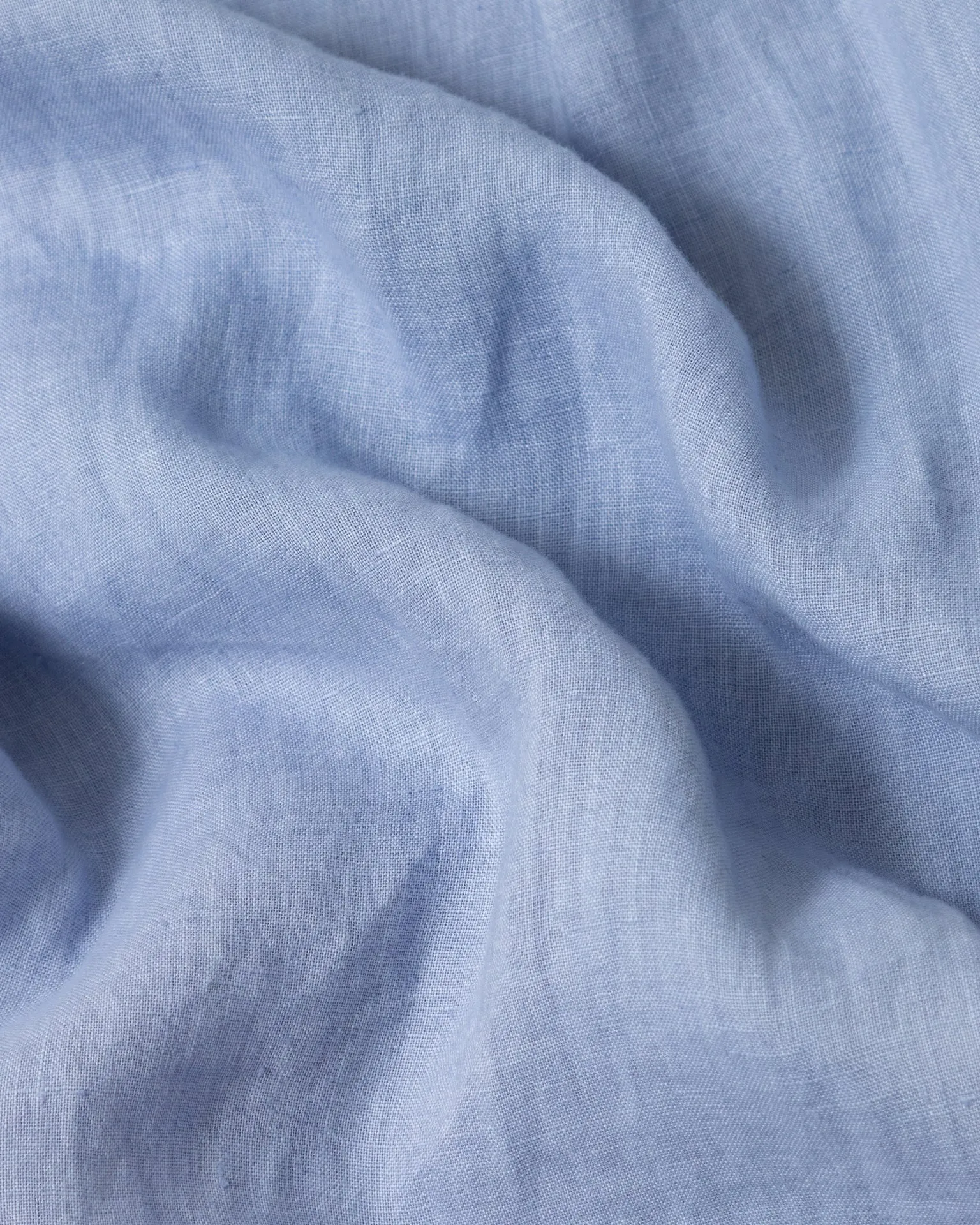 Garment Dyed Linen Shirt in Coastal Blue Mood Layer