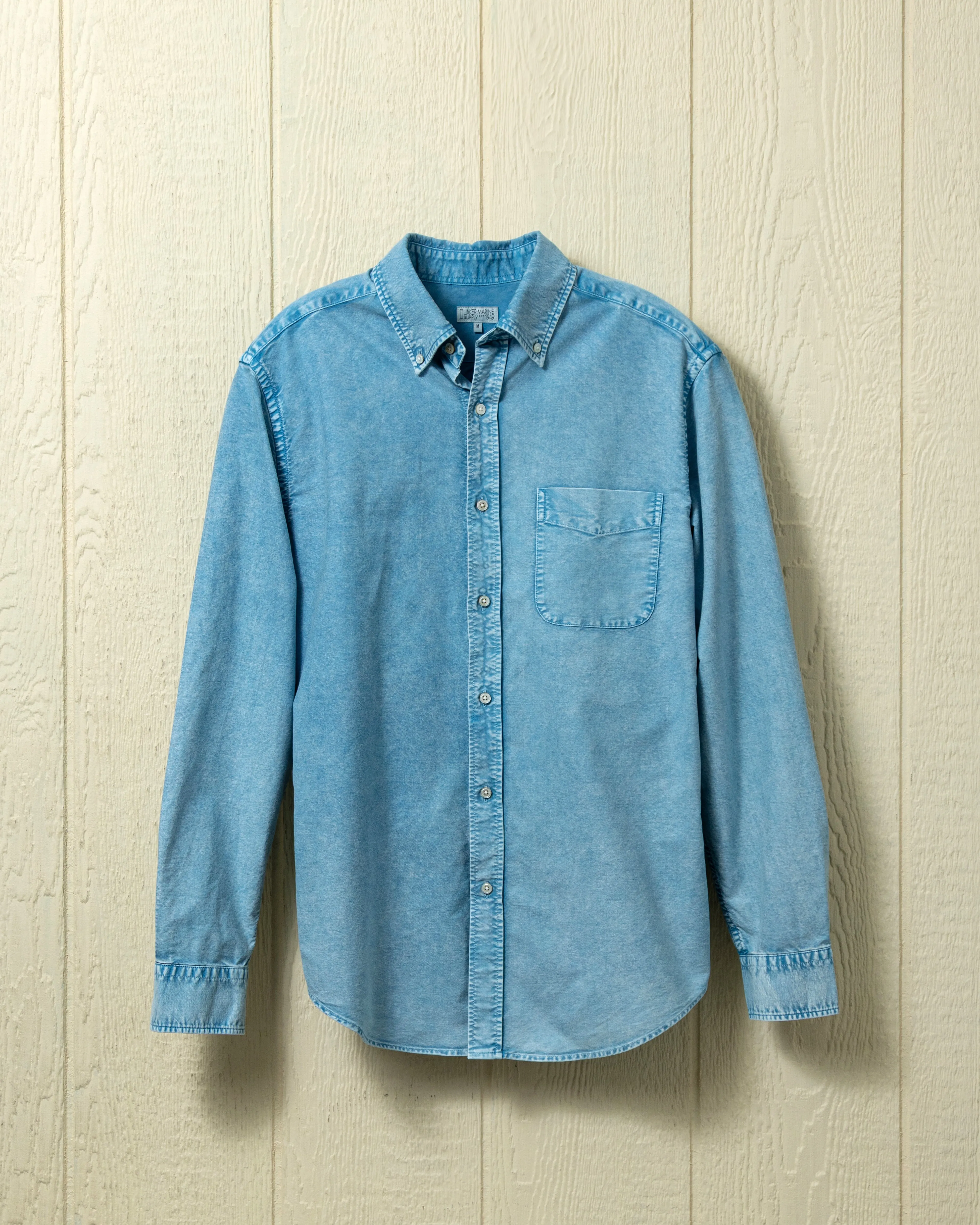 Garment Dyed Oxford Shirt in Mediterranean Work Mode