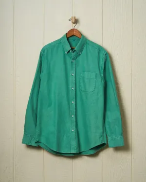 Garment Dyed Oxford Shirt in Spruce Smart Layer