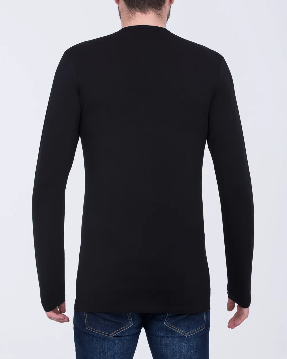 Girav London Long Sleeve Tall T-Shirt (black) pure tone