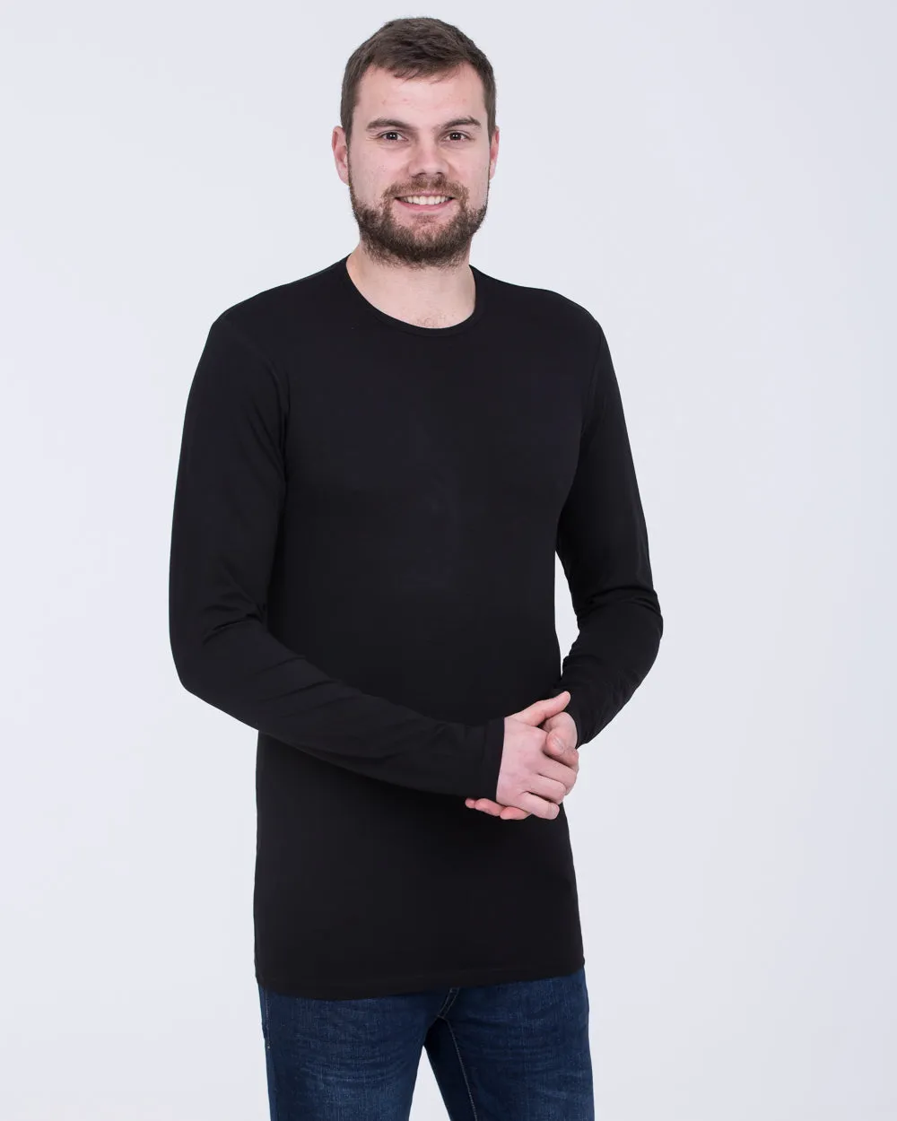 Girav London Long Sleeve Tall T-Shirt (black) size free