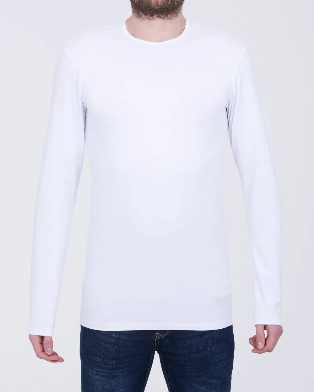 Girav London Long Sleeve Tall T-Shirt (white) beach trip