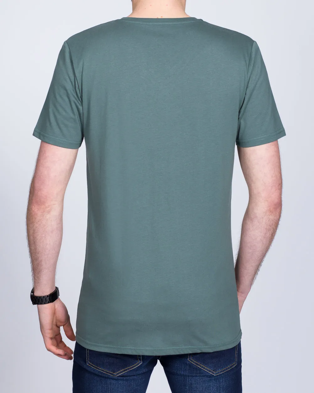 Girav New York Tall V-Neck (metal green) quick dry