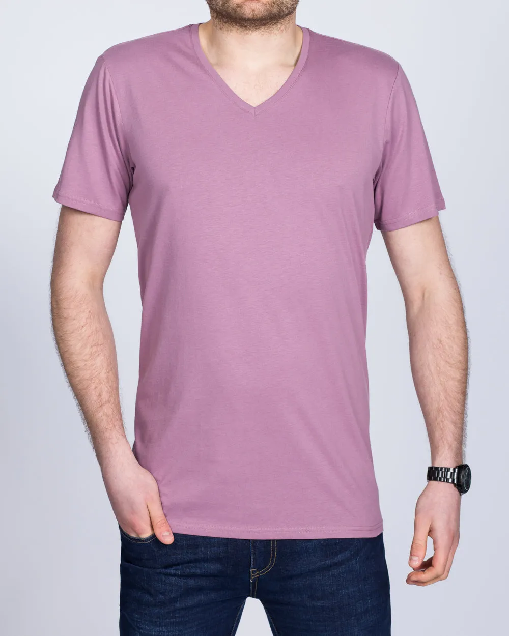 Girav New York Tall V-Neck (purple grape) stay neat