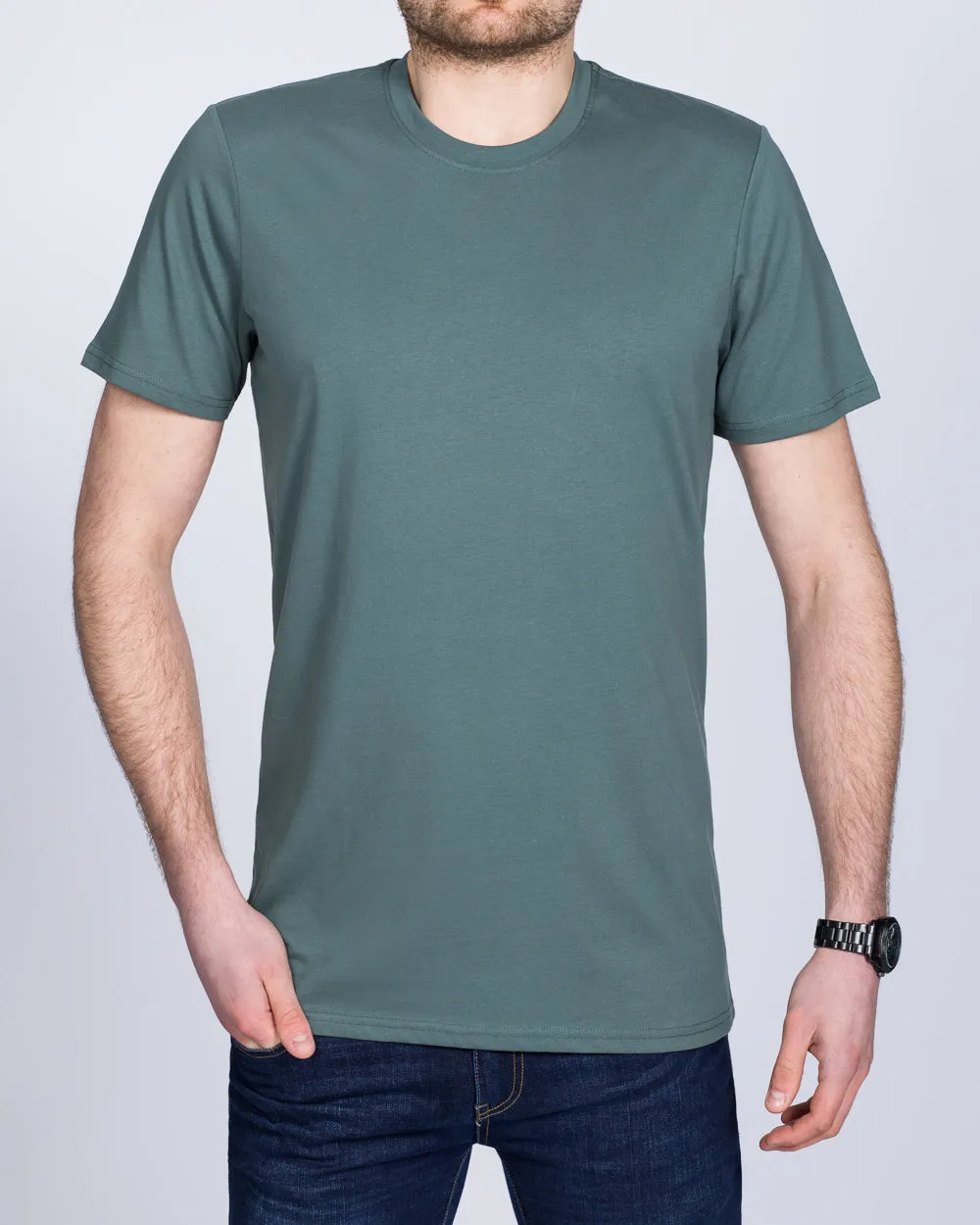 Girav Sydney Extra Tall T-Shirt (metal green) strong mood
