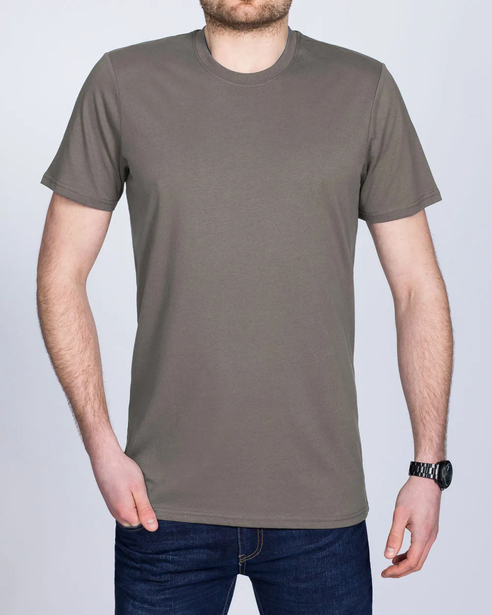 Girav Sydney Extra Tall T-Shirt (taupe) modern cool