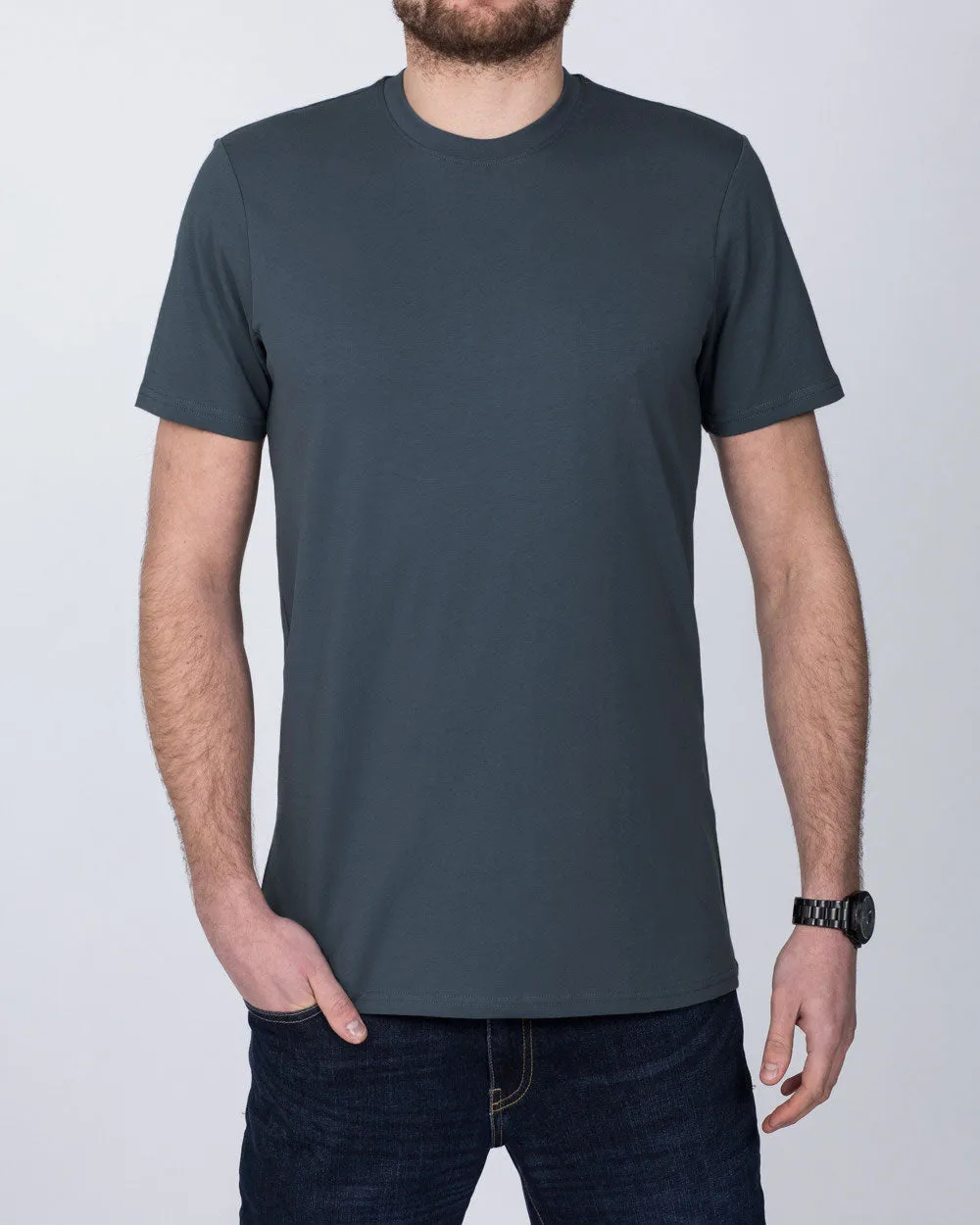 Girav Sydney Tall T-Shirt (dark grey) loose fit