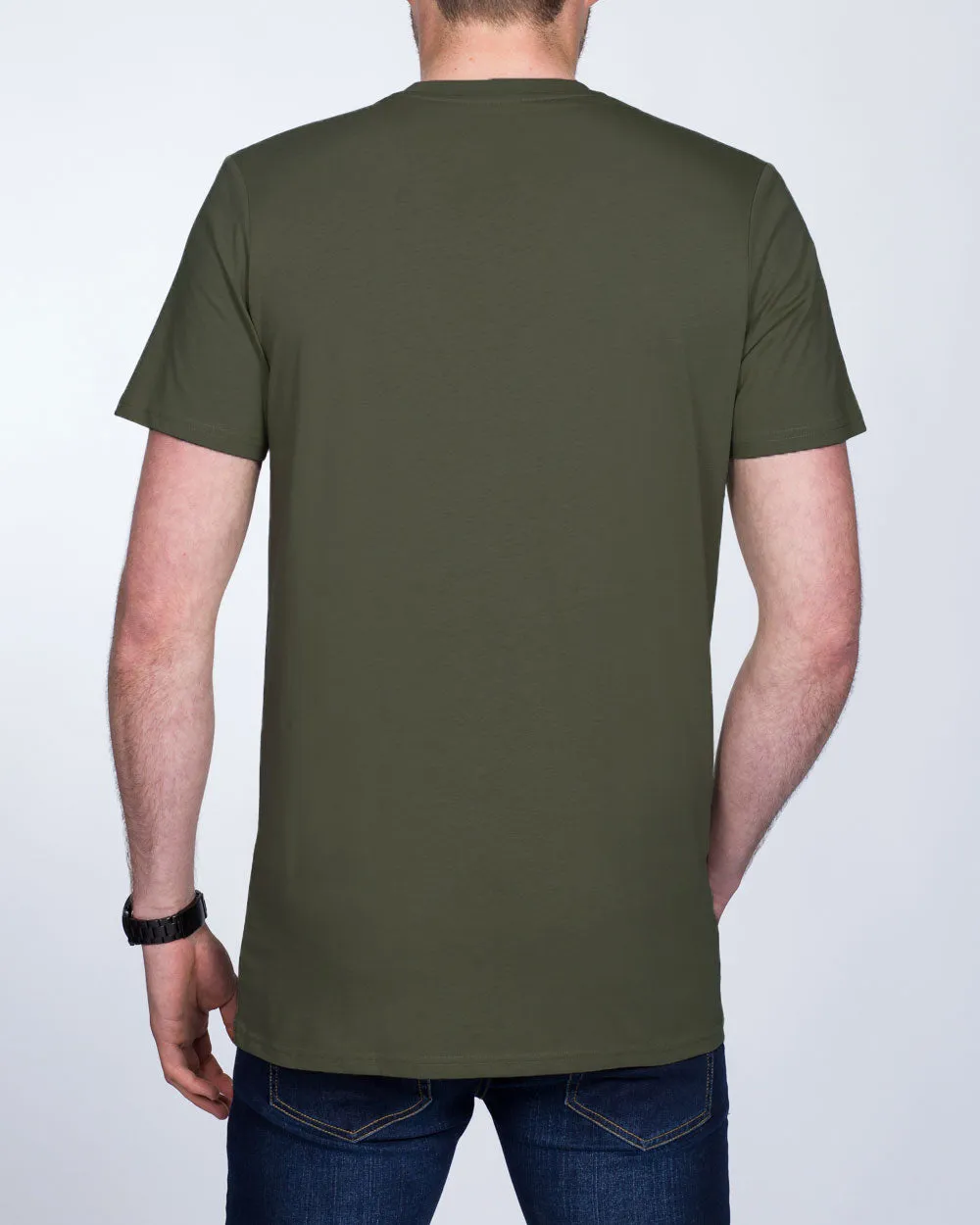 Girav Sydney Tall T-Shirt (dark olive) creative cut