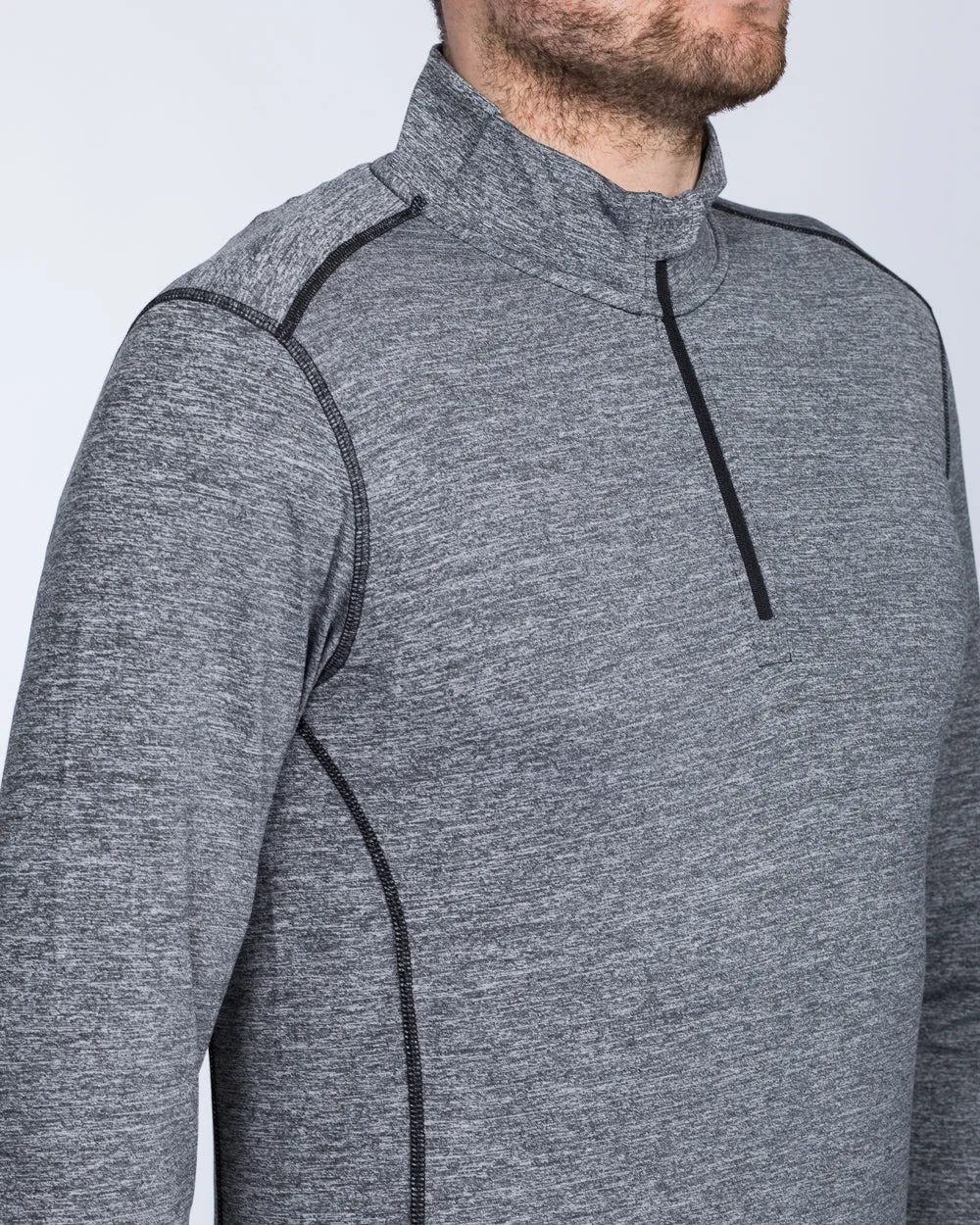 Girav Tall Quarter-Zip Baselayer (anthracite) perfect layer