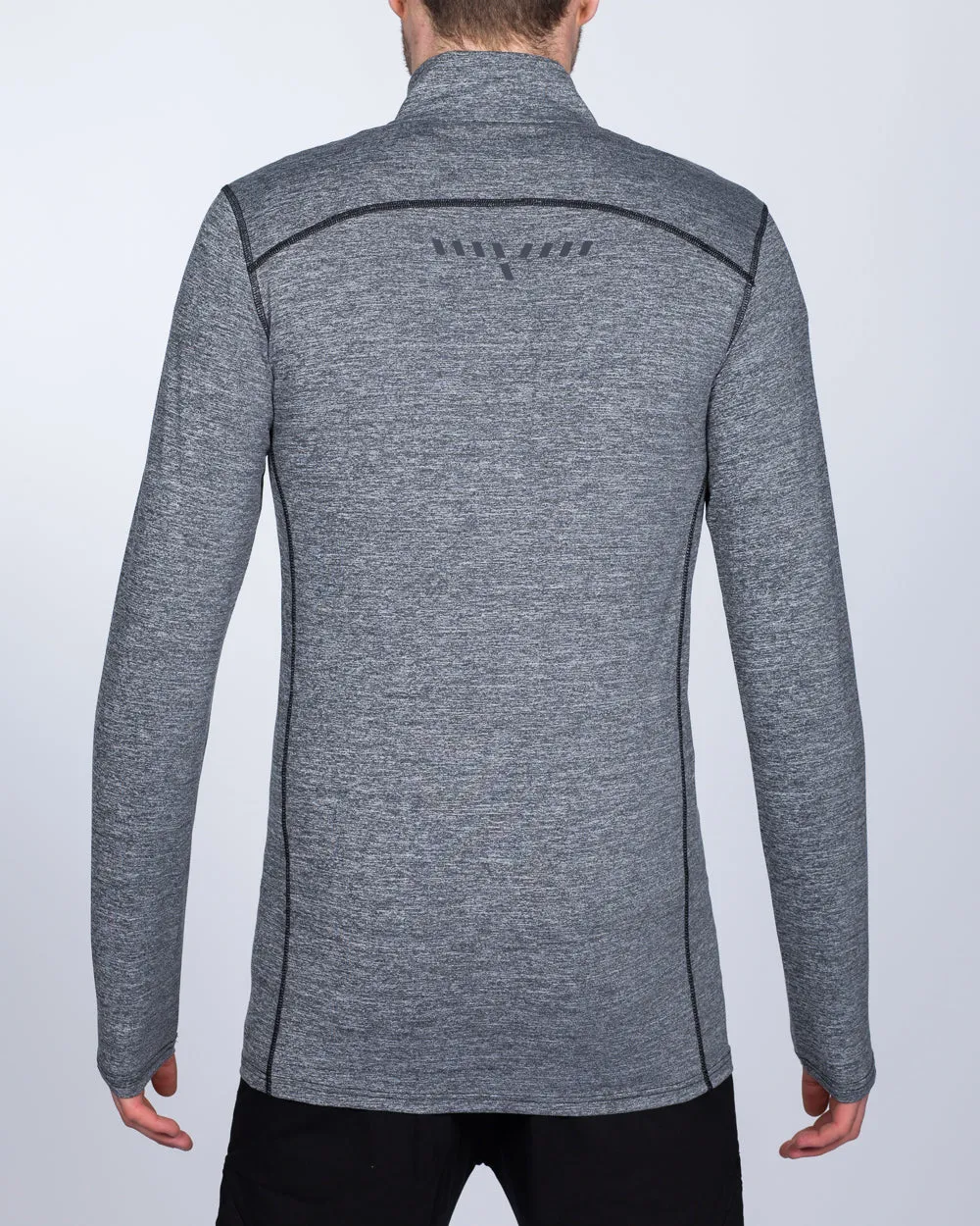 Girav Tall Quarter-Zip Baselayer (anthracite) crisp air