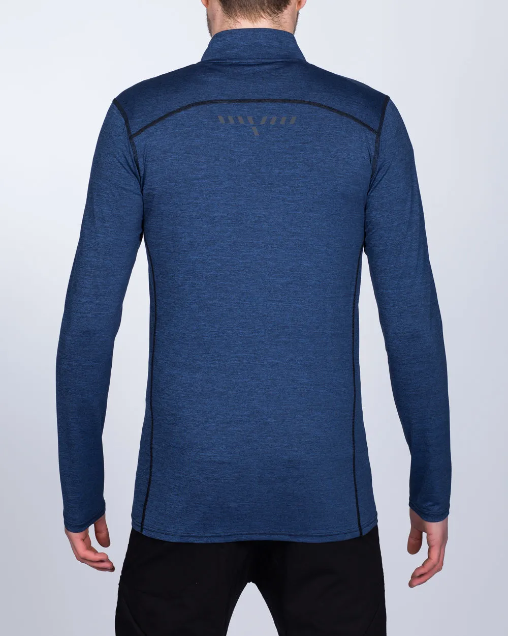Girav Tall Quarter-Zip Baselayer (estate blue) soft base