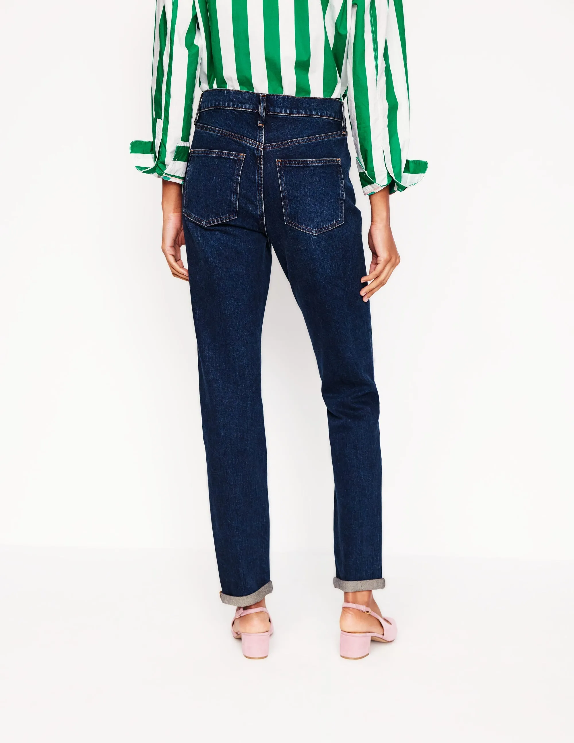 Girlfriend Jeans-Dark Vintage holiday mood