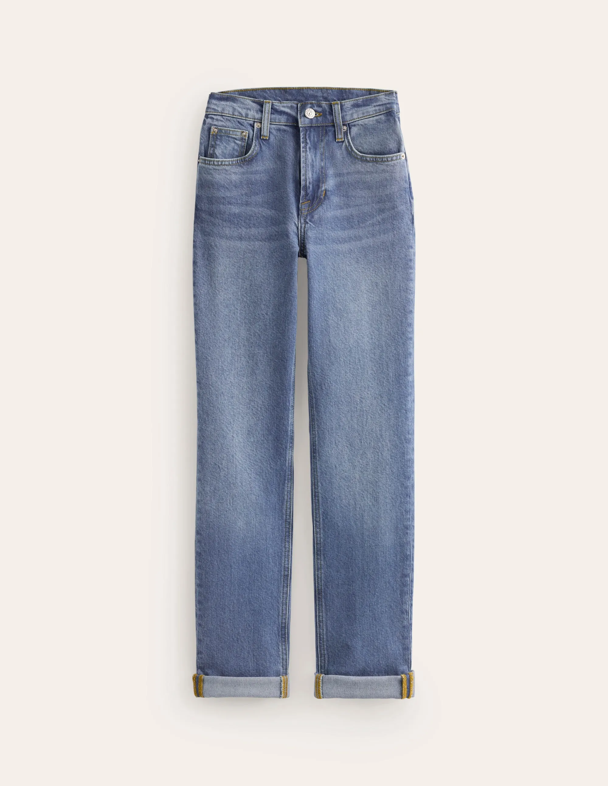 Girlfriend Jeans-Light Vintage relaxed fit