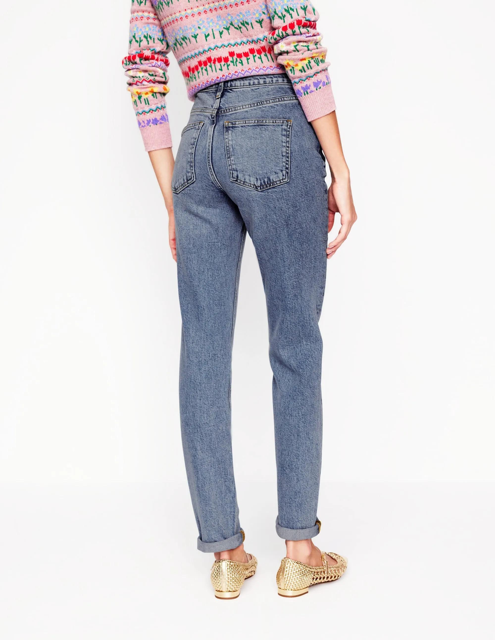 Girlfriend Jeans-Light Vintage ethical wear