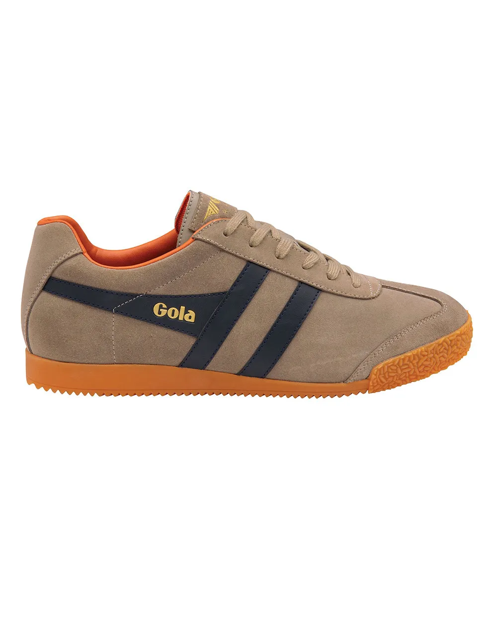 Gola Classics Harrier Suede (grey/navy/moody orange) clean soul