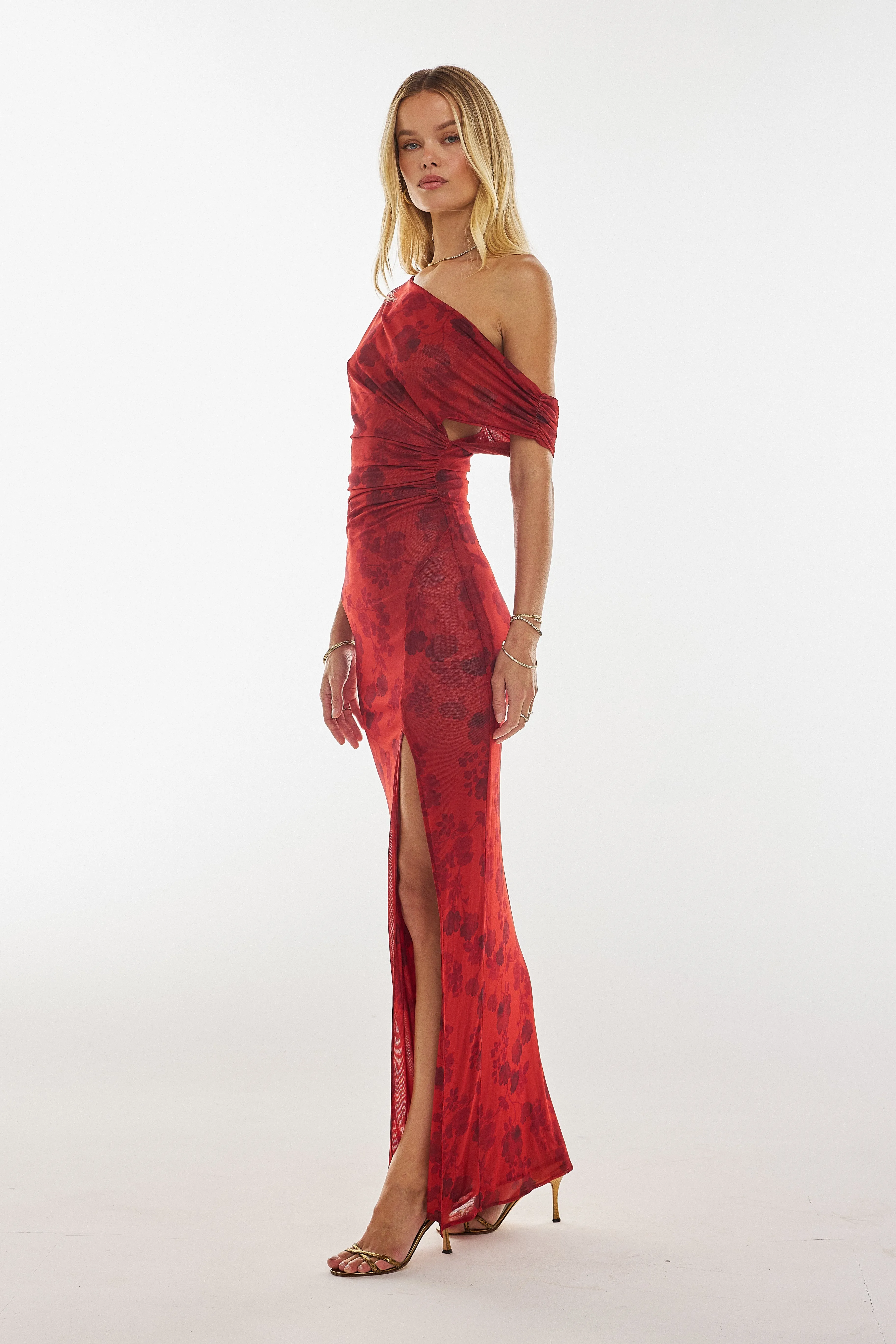 Gwen Dress in Red Currant romantic getaway