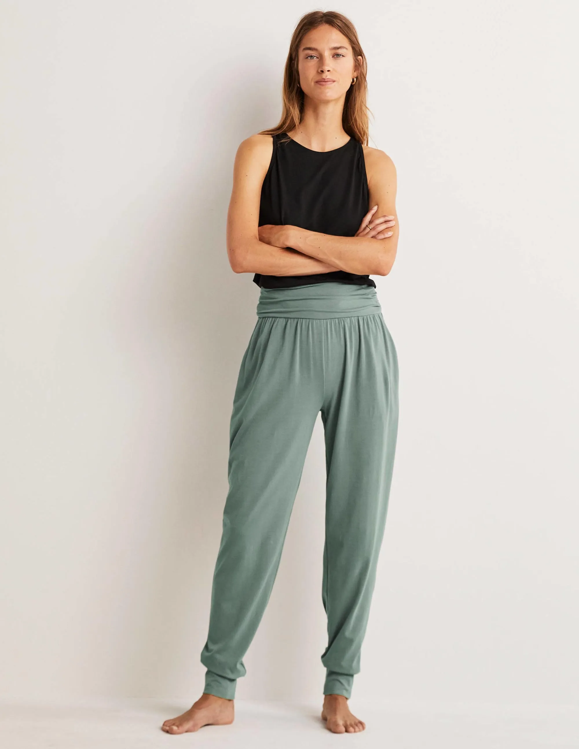 Hareem Jersey Joggers-Alder hidden compartments