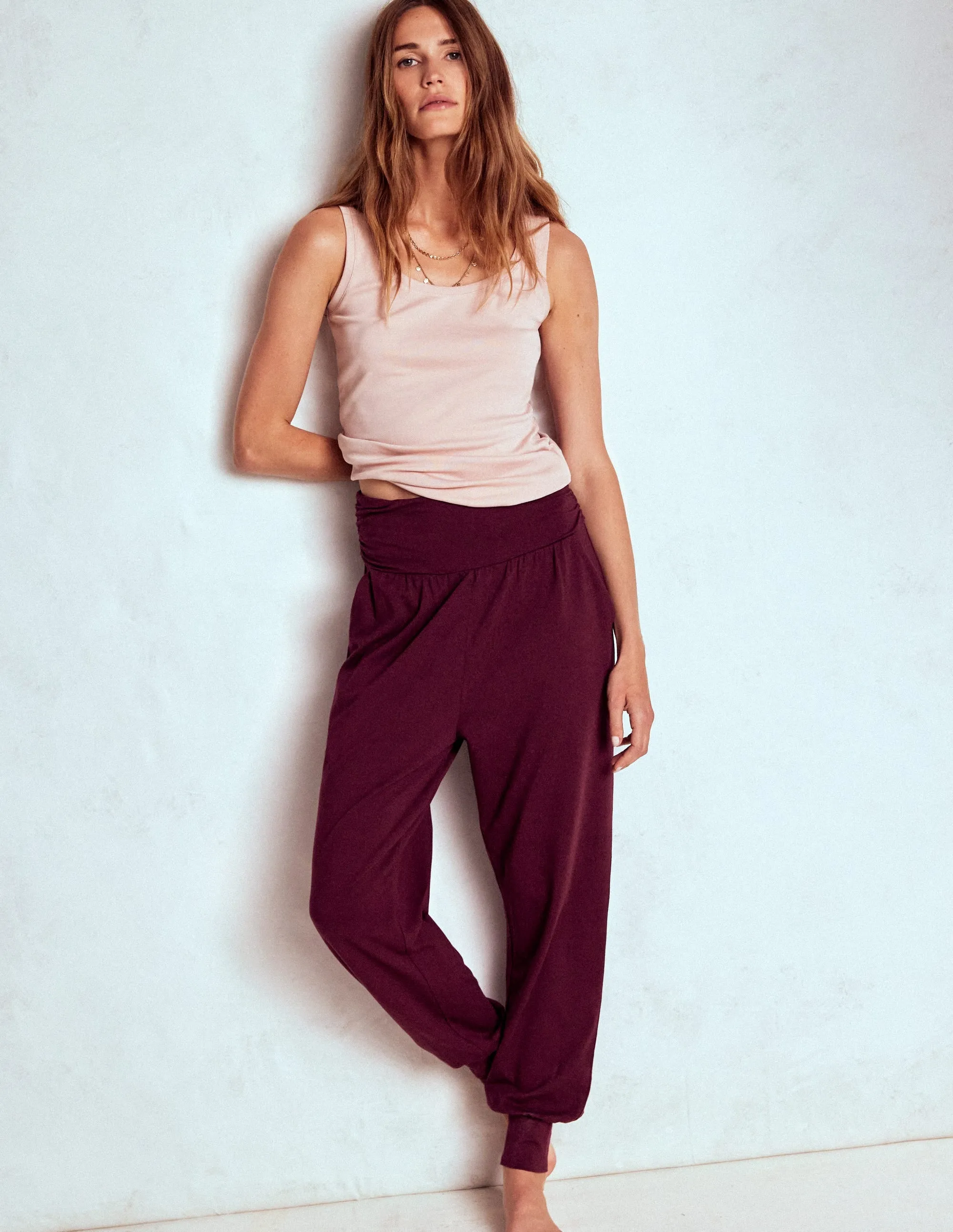 Hareem Jersey Joggers-Deep Wisteria date night