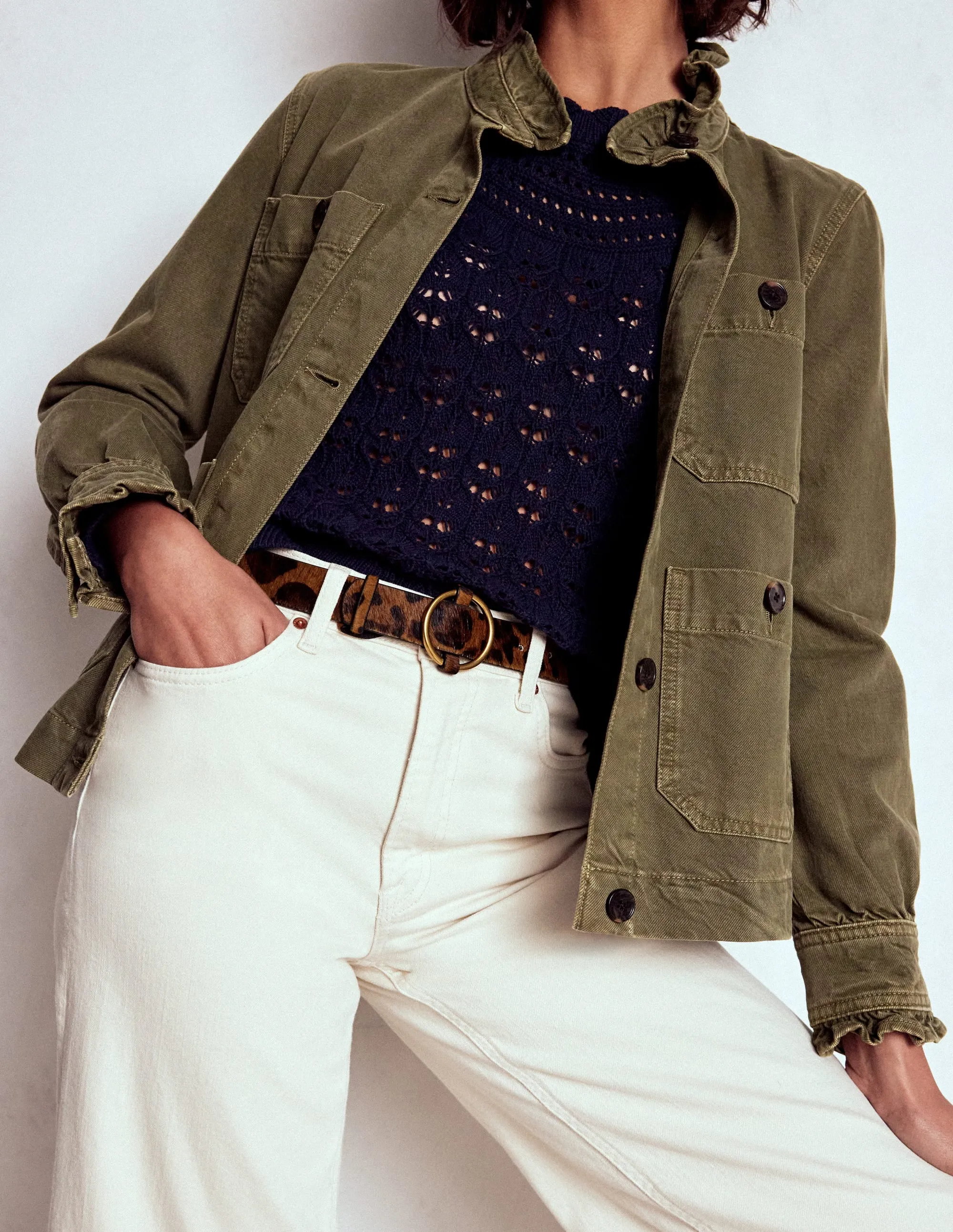 Heritage Classic Belt-Leopard Pony no limit
