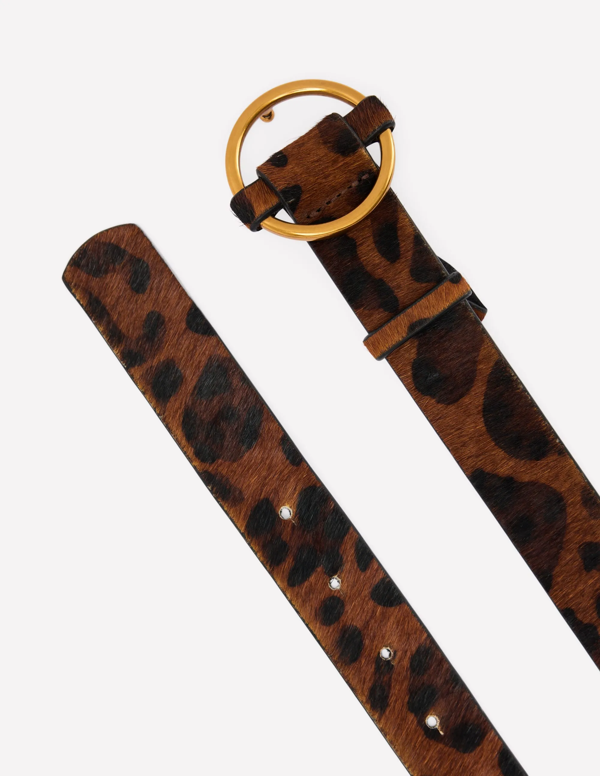 Heritage Classic Belt-Leopard Pony winter layer