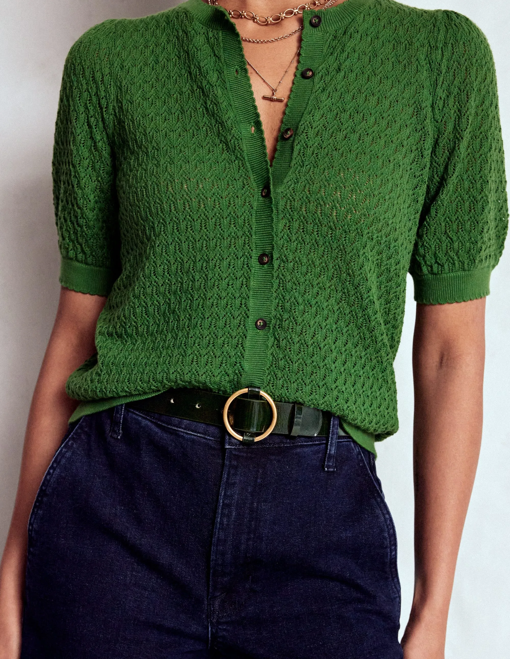 Heritage Classic Belt-Patent Dark Green party ready