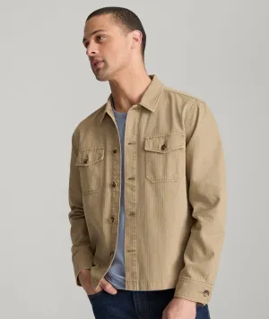 Herringbone Overshirt weather adaptive shell