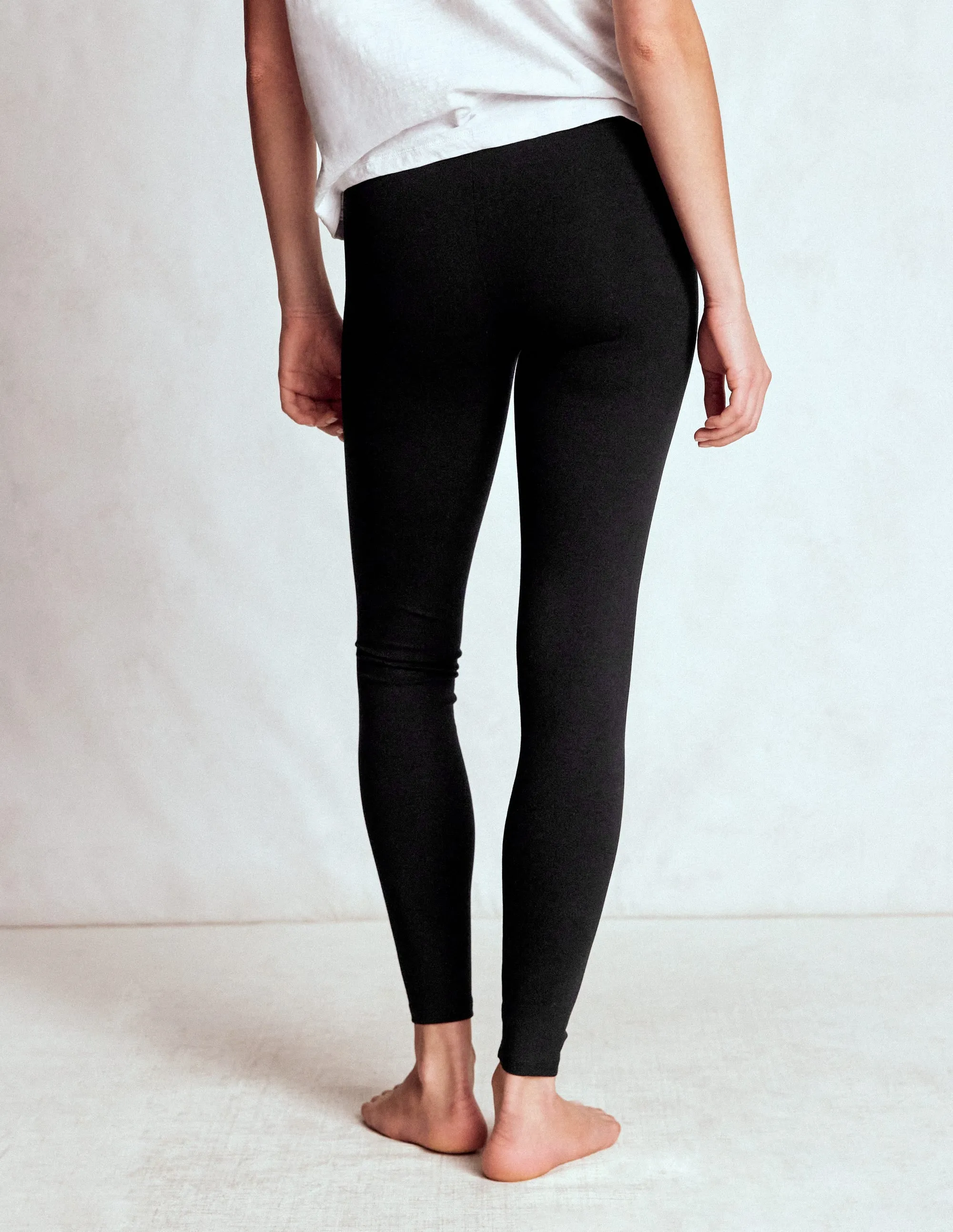 High Rise Jersey Leggings-Black seasonal collection