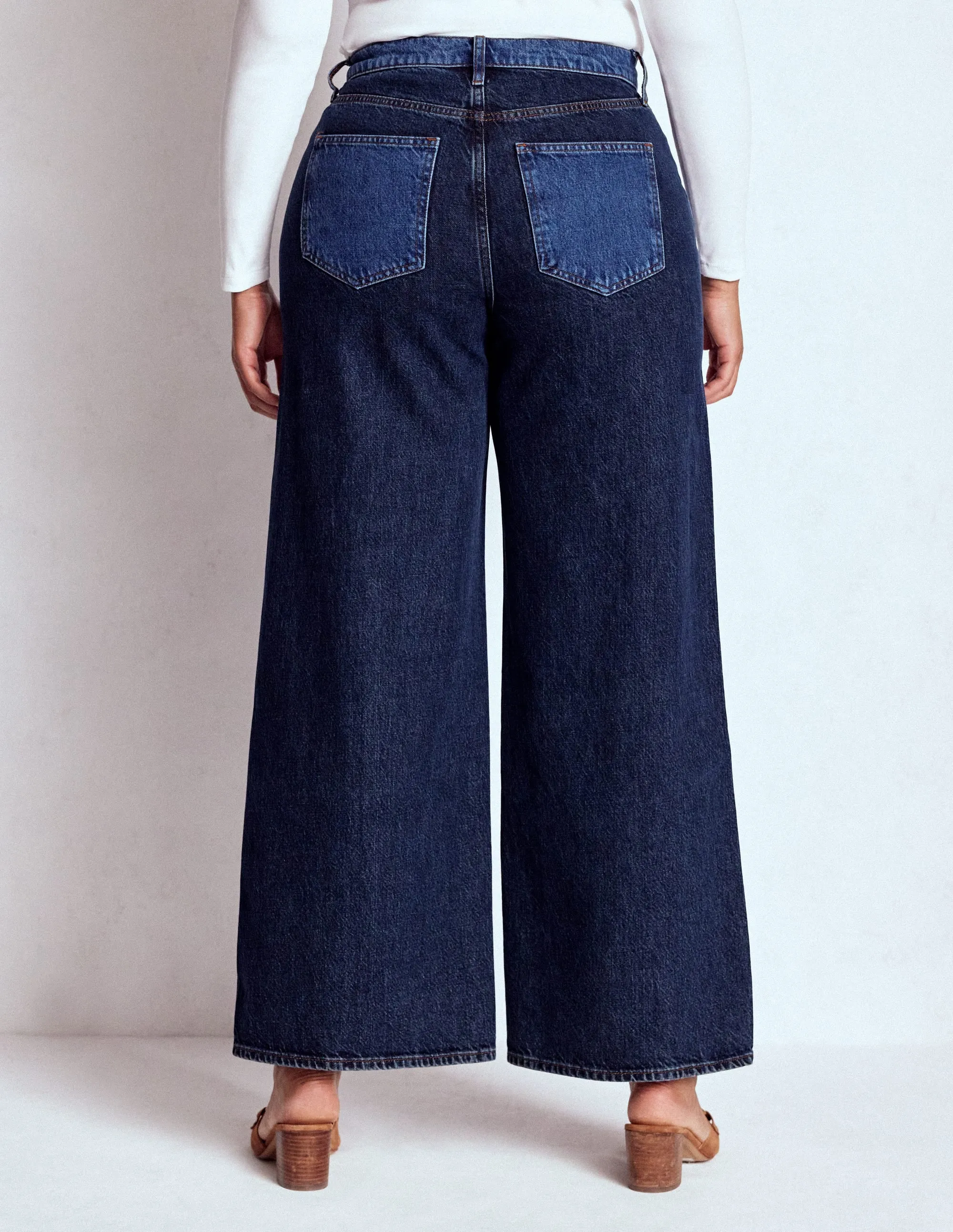 High Rise Wide Leg Jeans-Hotch Potch layered look