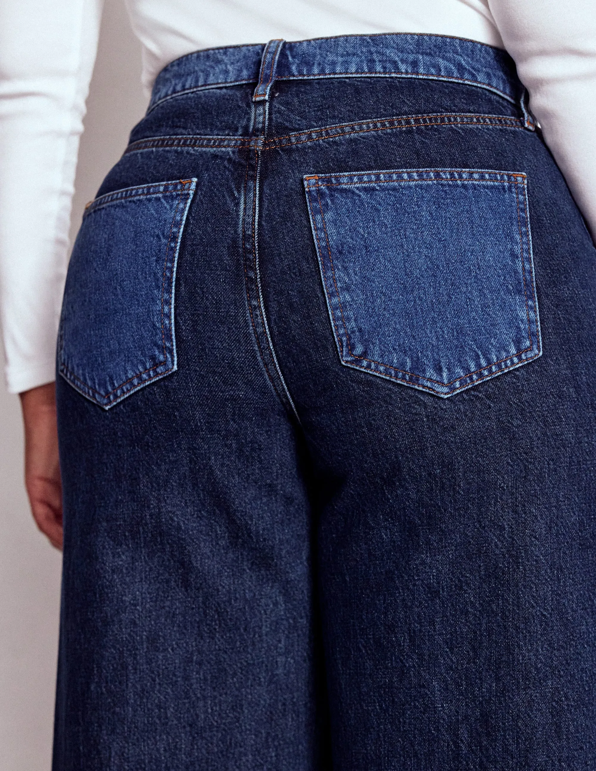 High Rise Wide Leg Jeans-Hotch Potch craftsmanship remake