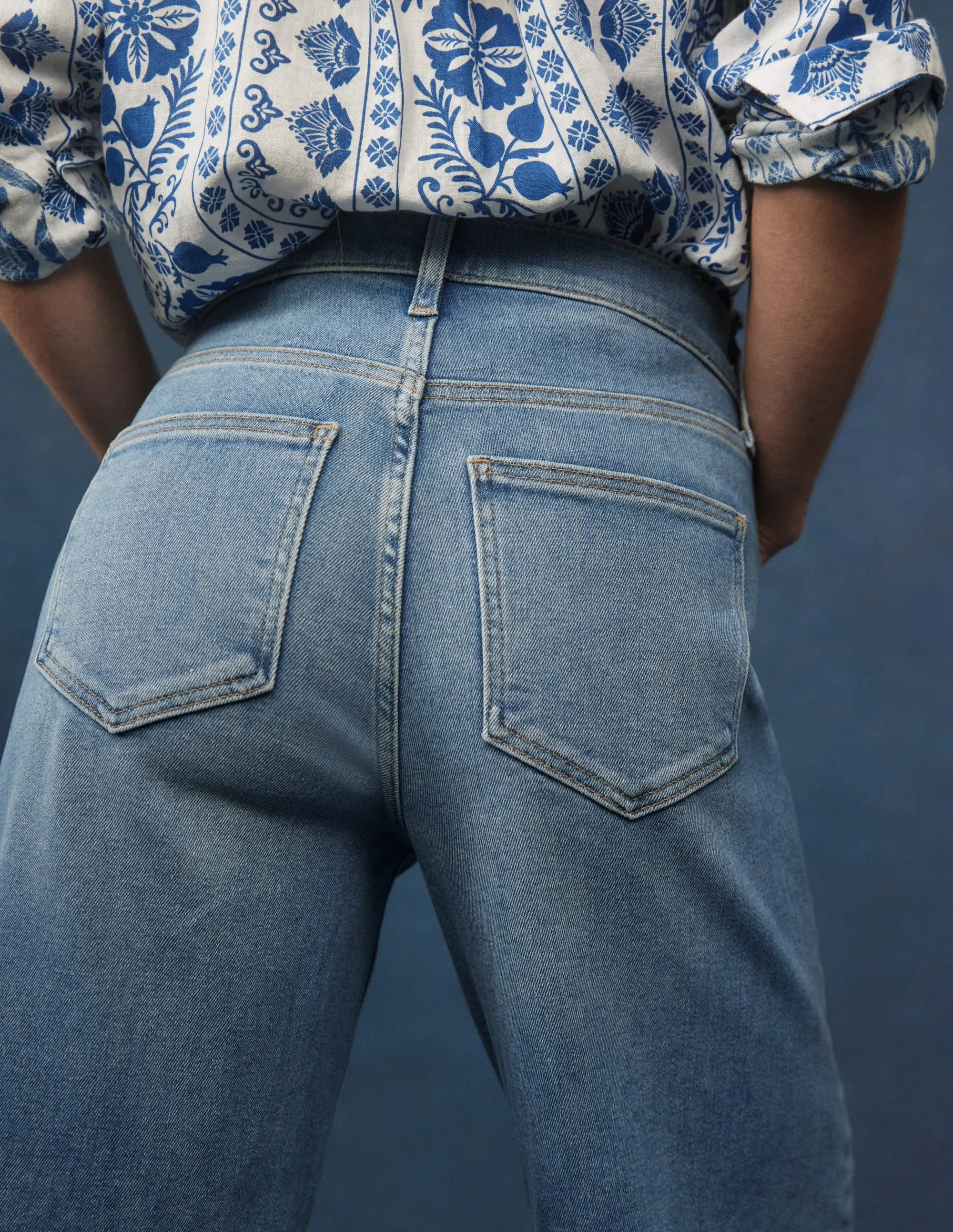 High Rise Wide Leg Jeans-Light Vintage vintage vibe