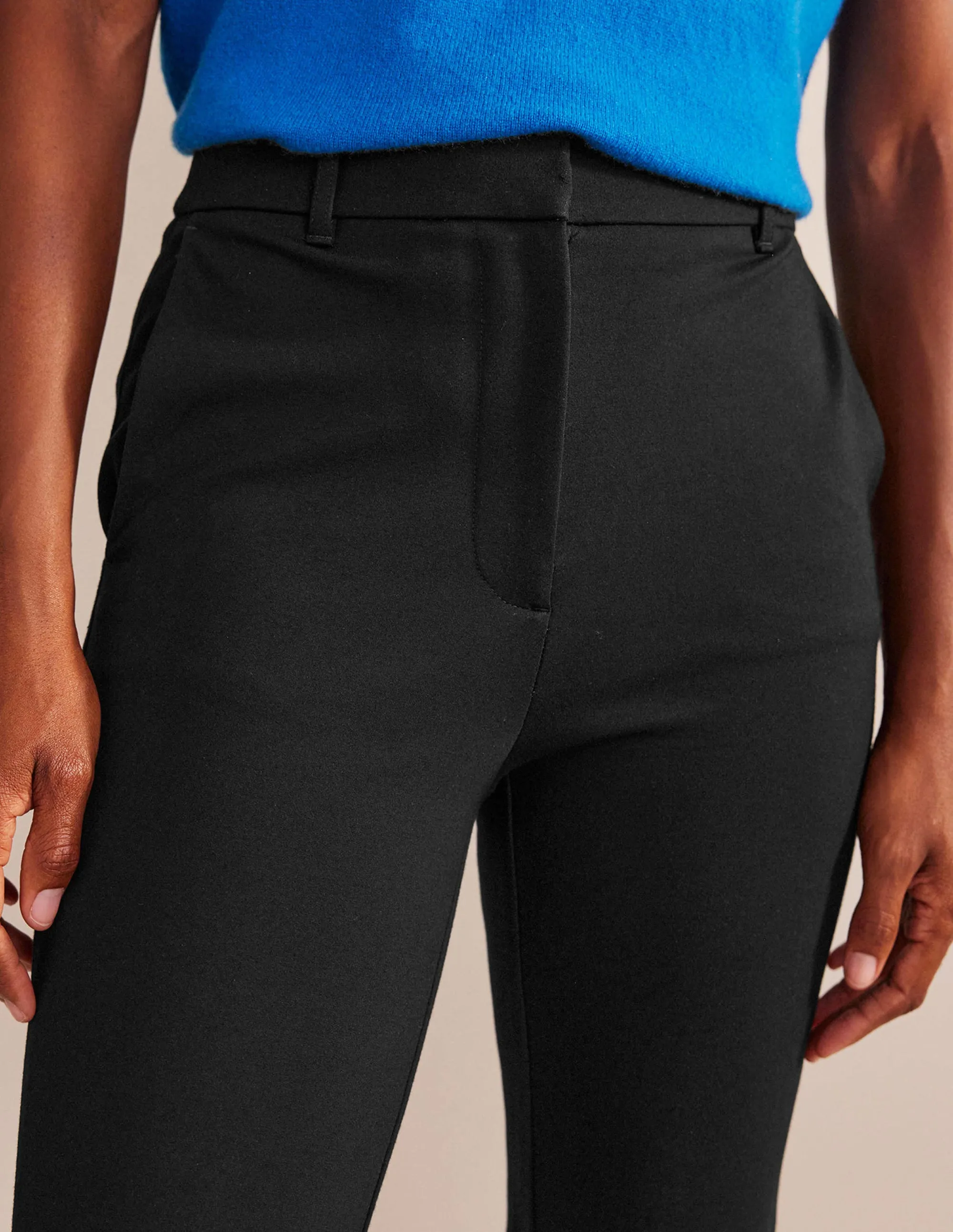 Highgate Ponte Trousers-Black classic design