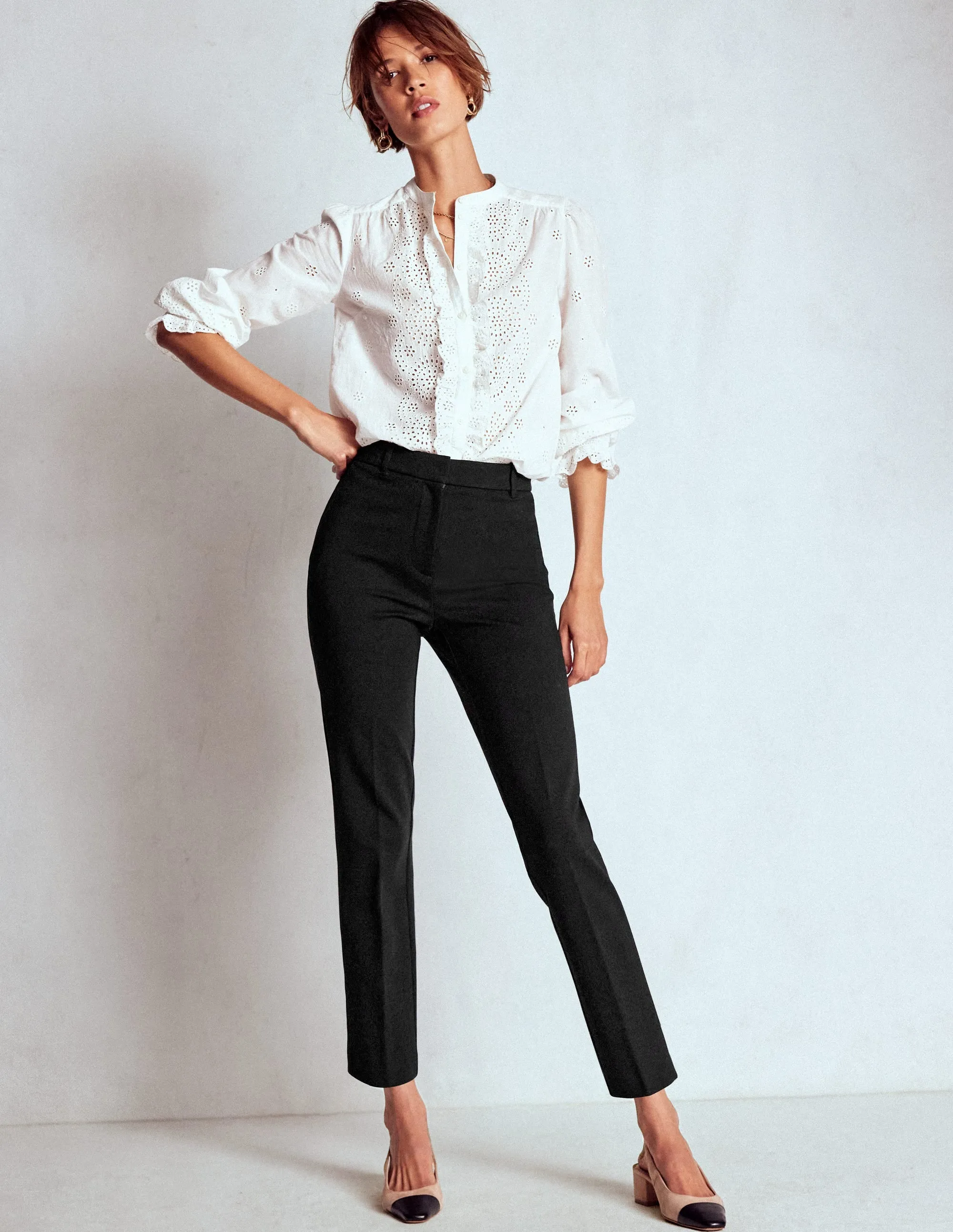 Highgate Ponte Trousers-Black ethical wear
