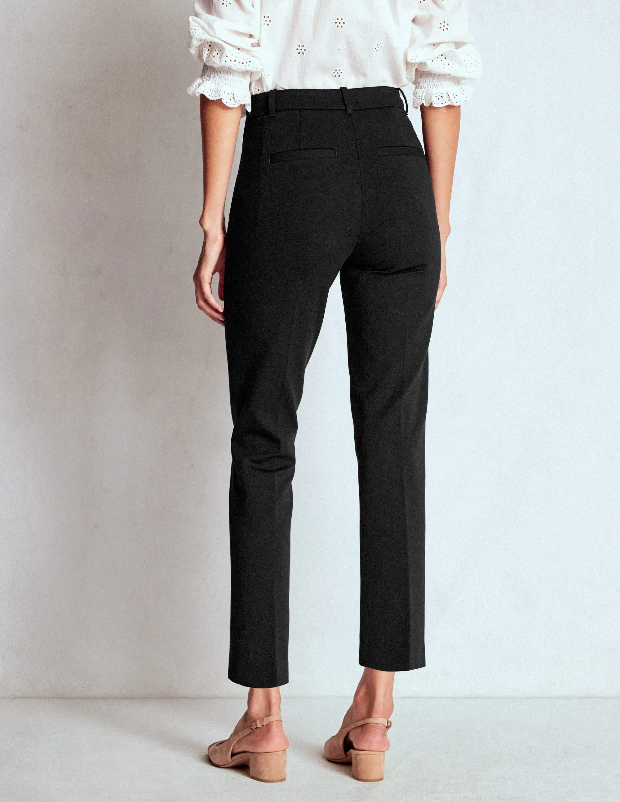 Highgate Ponte Trousers-Black timeless fashion