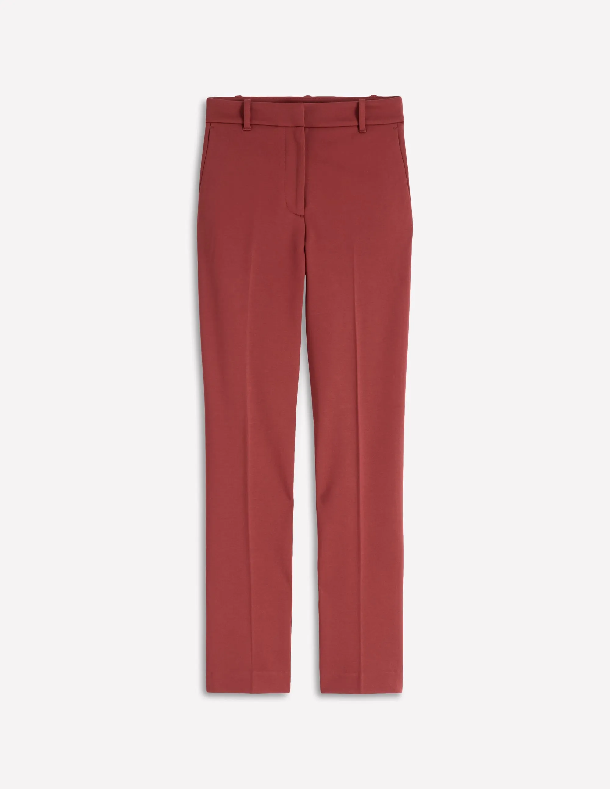 Highgate Ponte Trousers-Chestnut breathable comfort