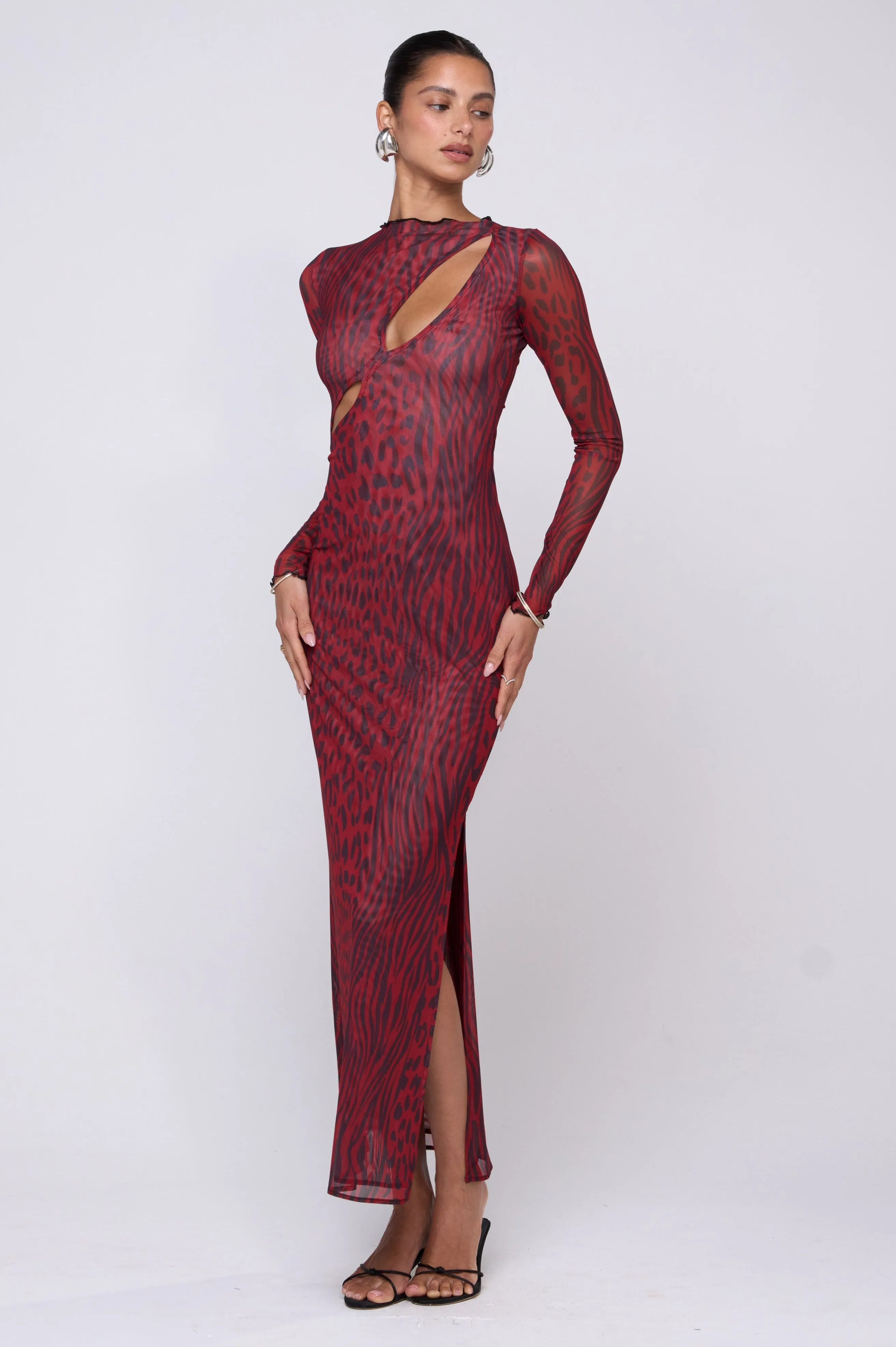 Holly Maxi in Vixen versatile styling